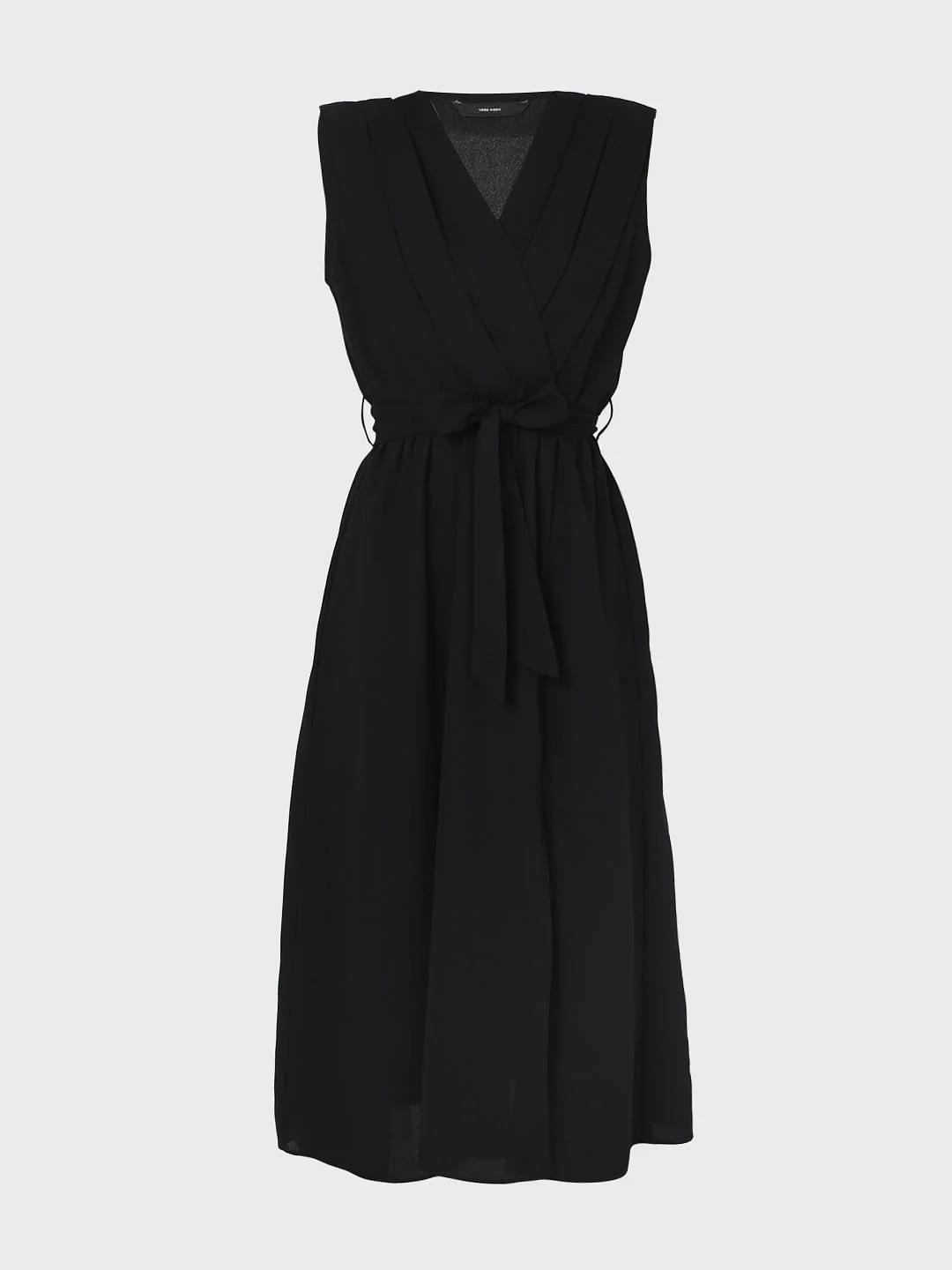 Black Sleeveless Midi Dress - Image 6
