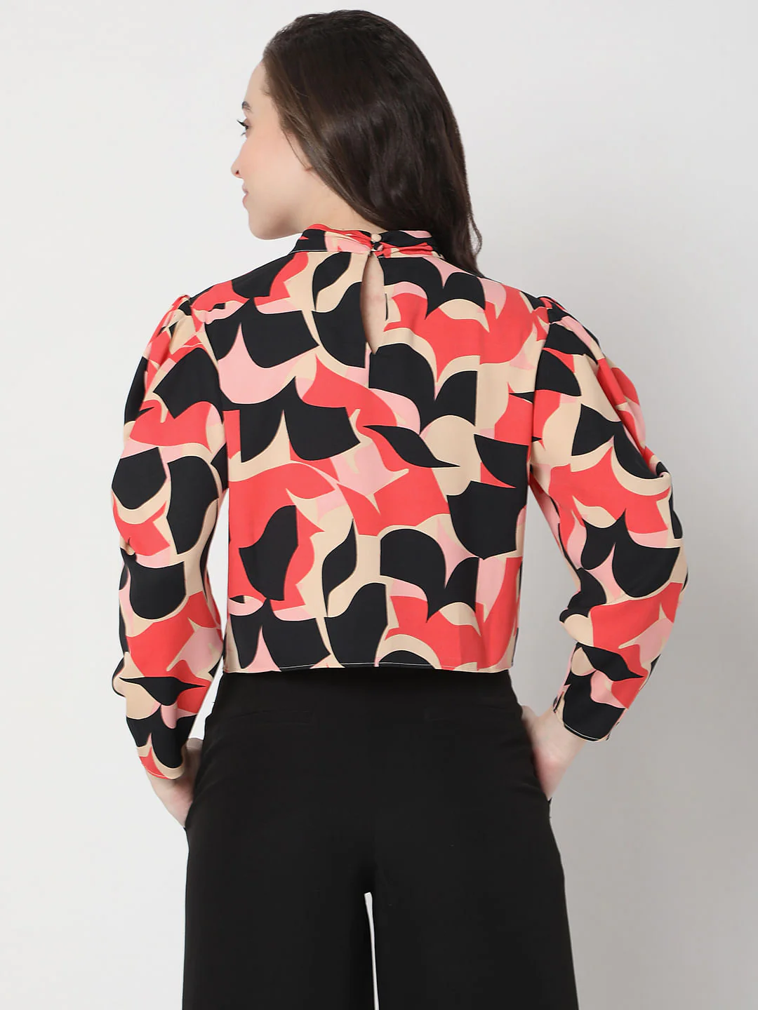 Beige Turtle Neck Top - Image 4