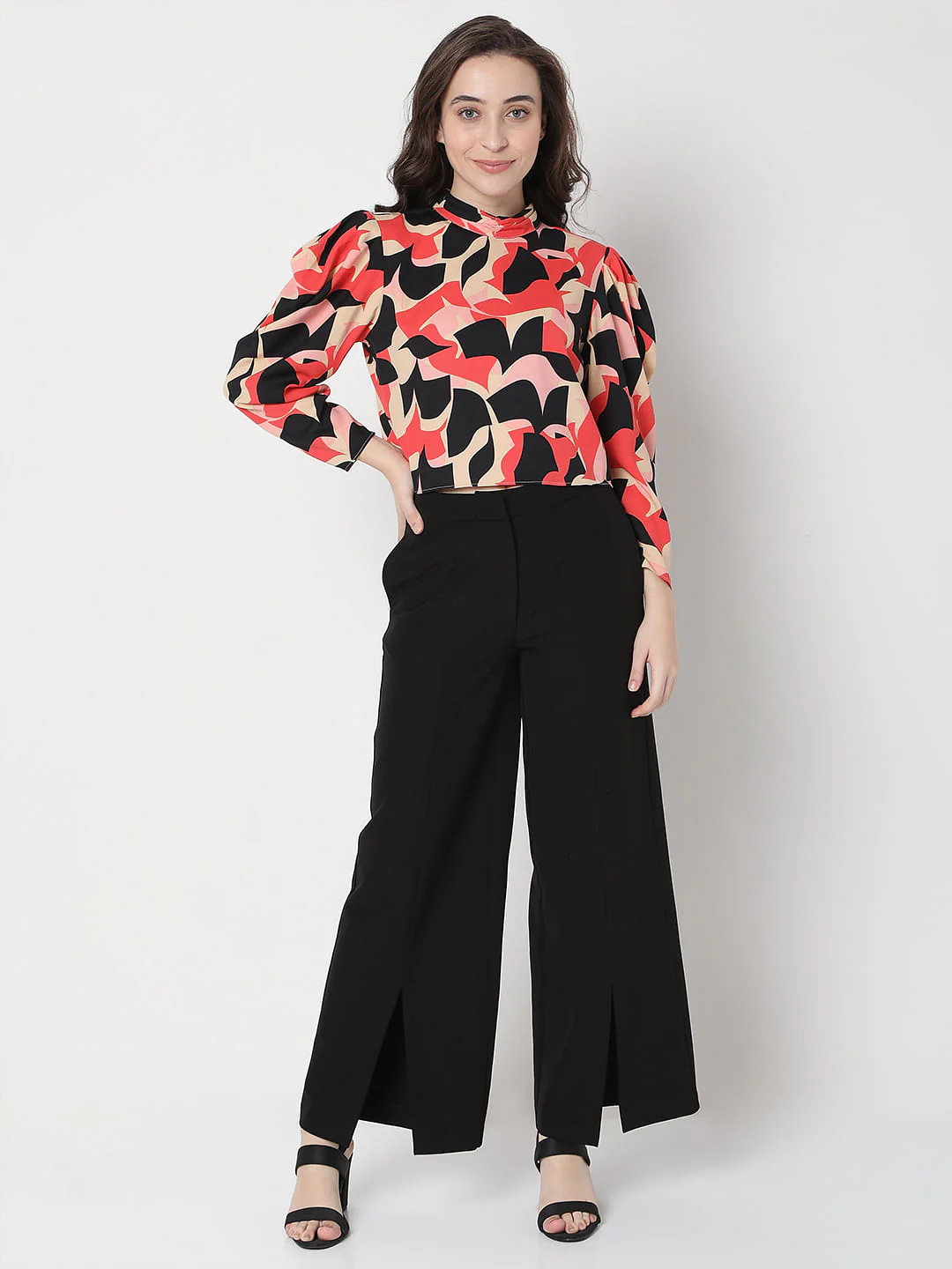 Beige Turtle Neck Top - Image 5