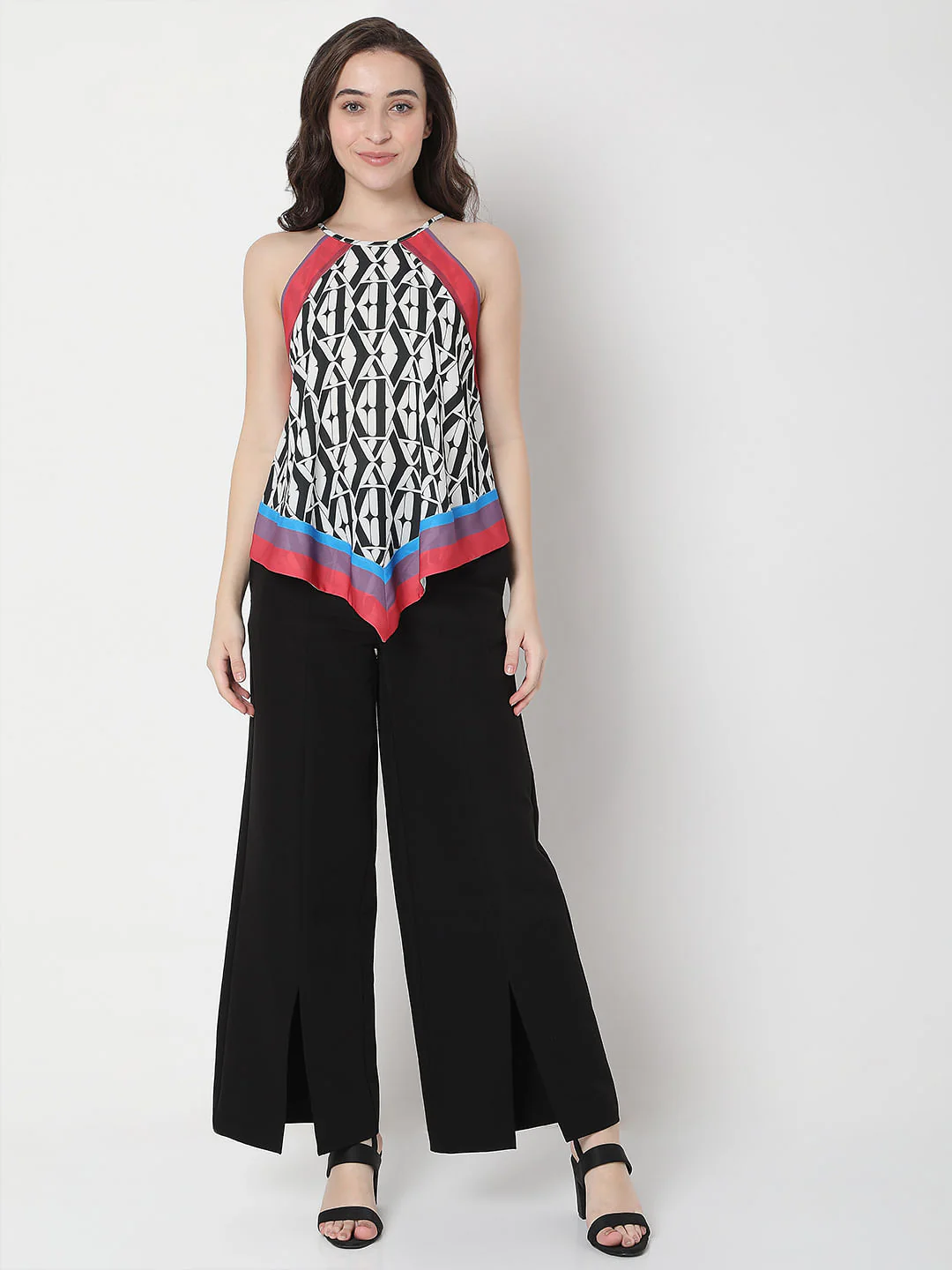 White Typographic Print Top - Image 5