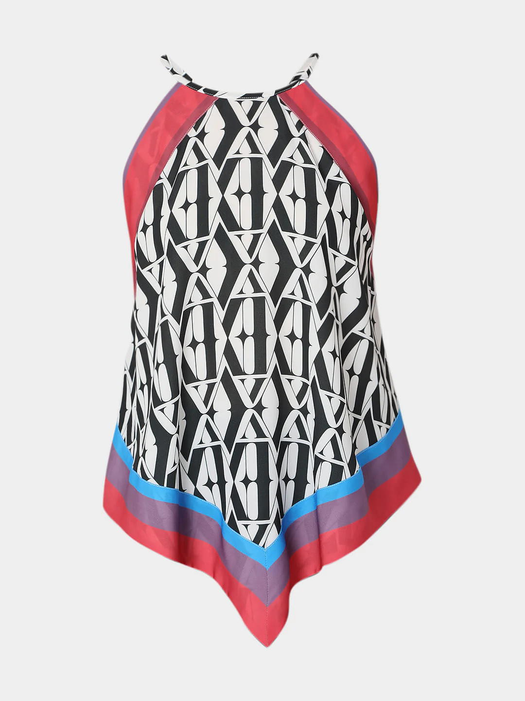 White Typographic Print Top - Image 7