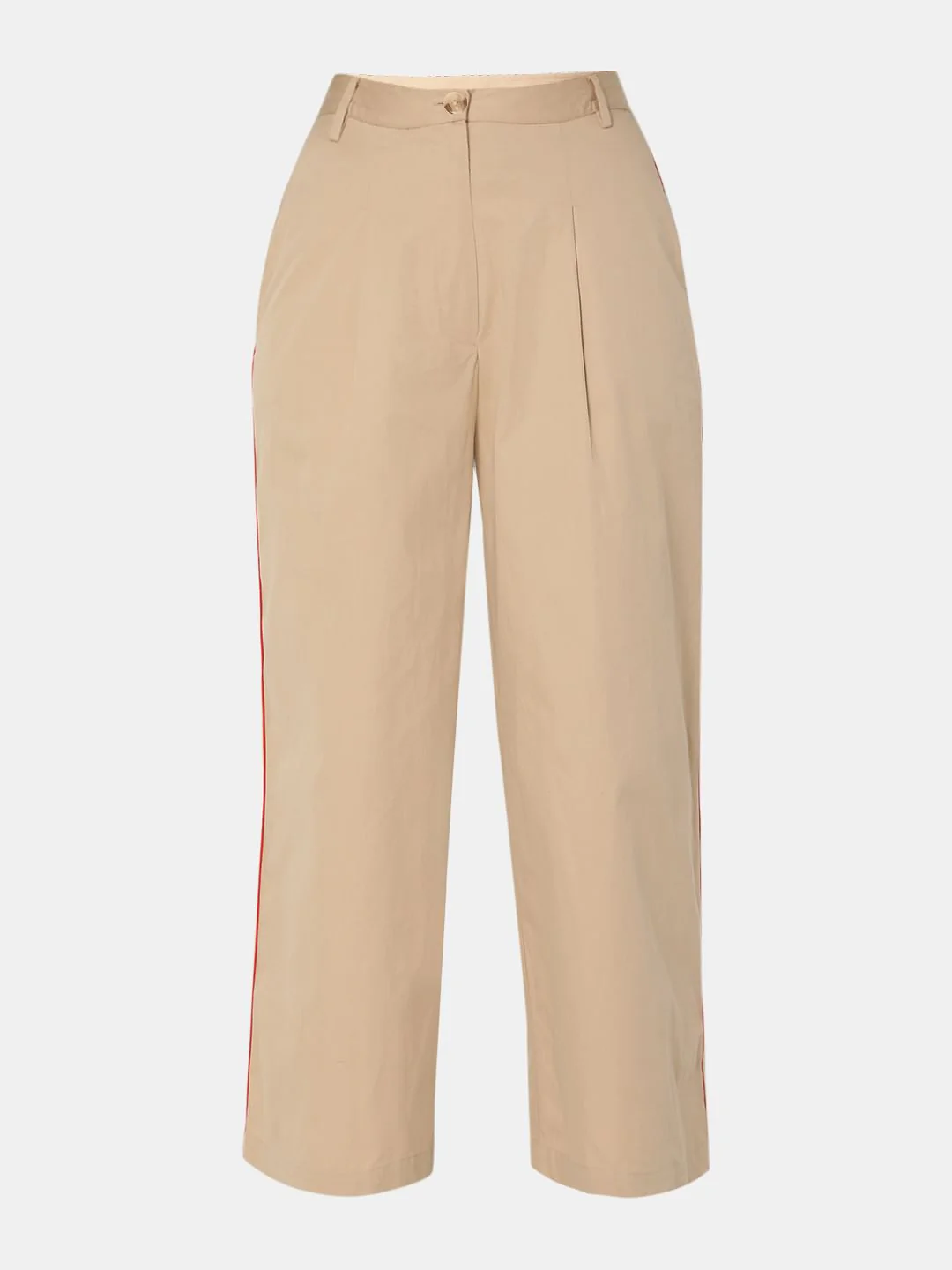 Brown High Rise Wide-Leg Pants - Image 7