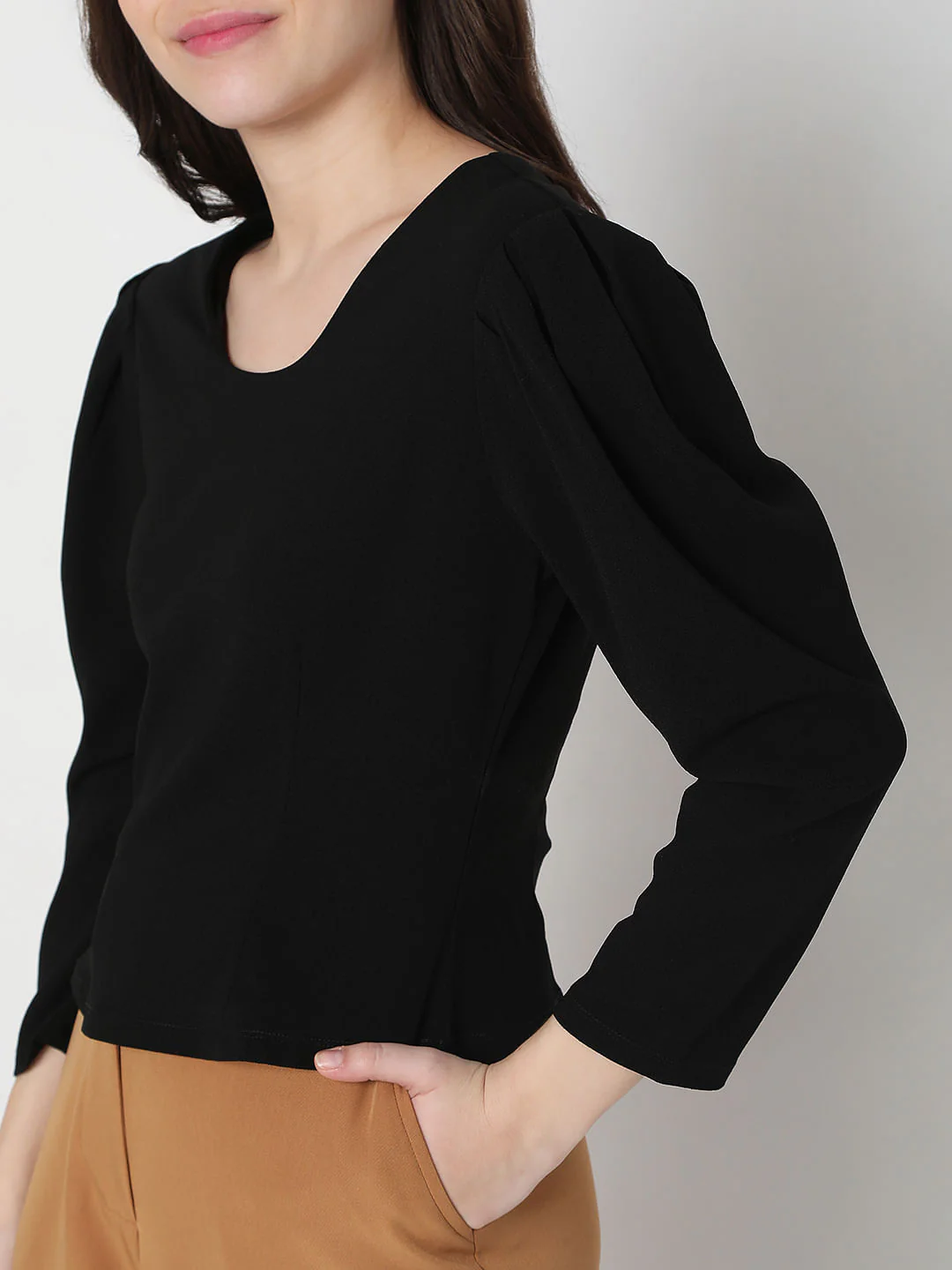 Black Knit Top - Image 6