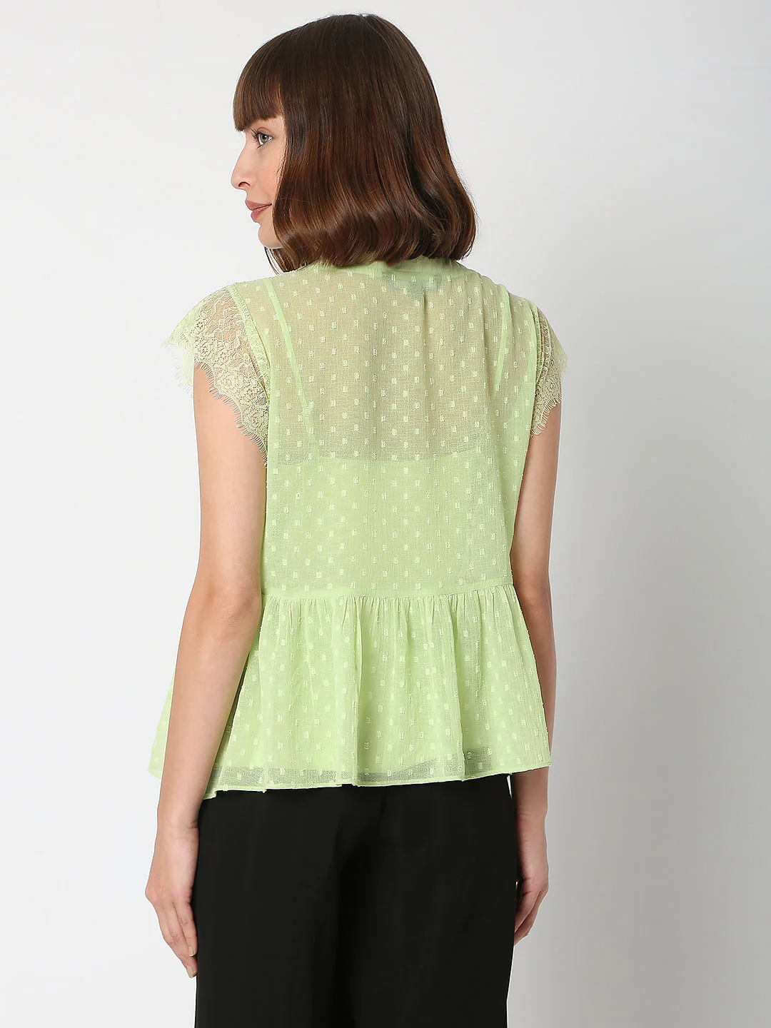 Green Lace Top - Image 4