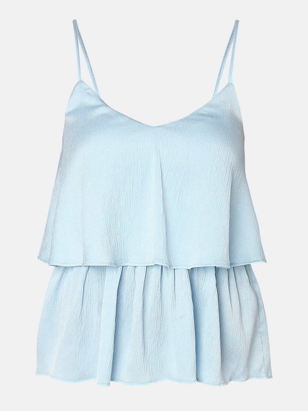 Blue Strappy Layered Top - Image 7