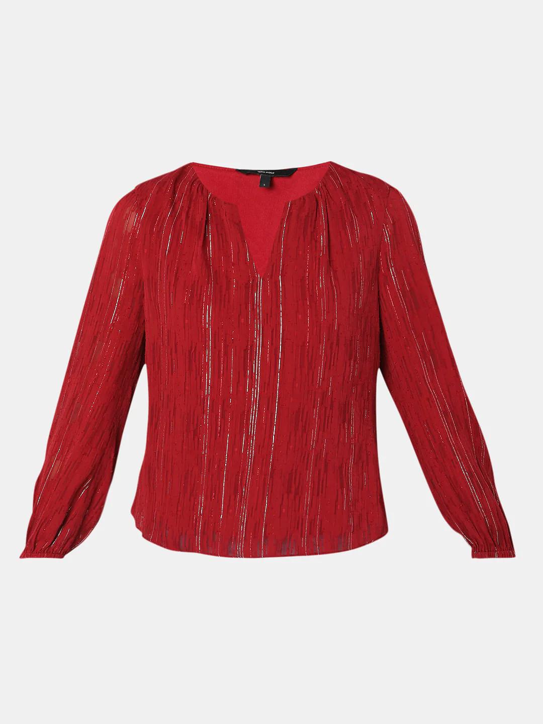 Brick Red Textured Top - Image 6
