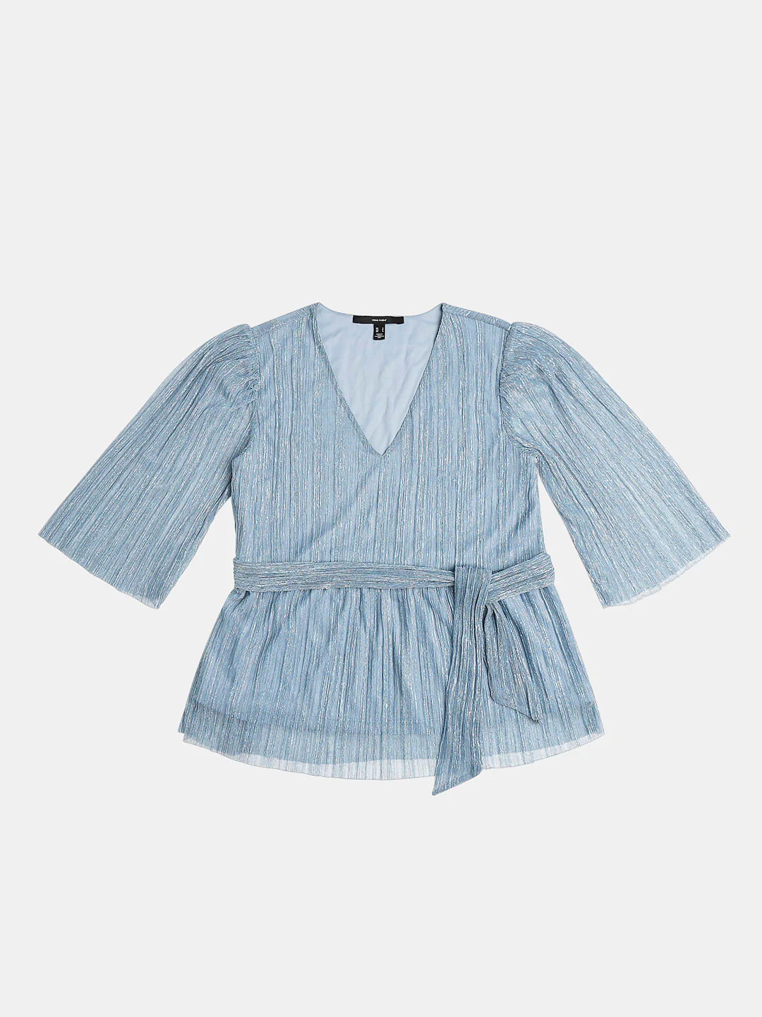 Blue Printed Top - Image 7