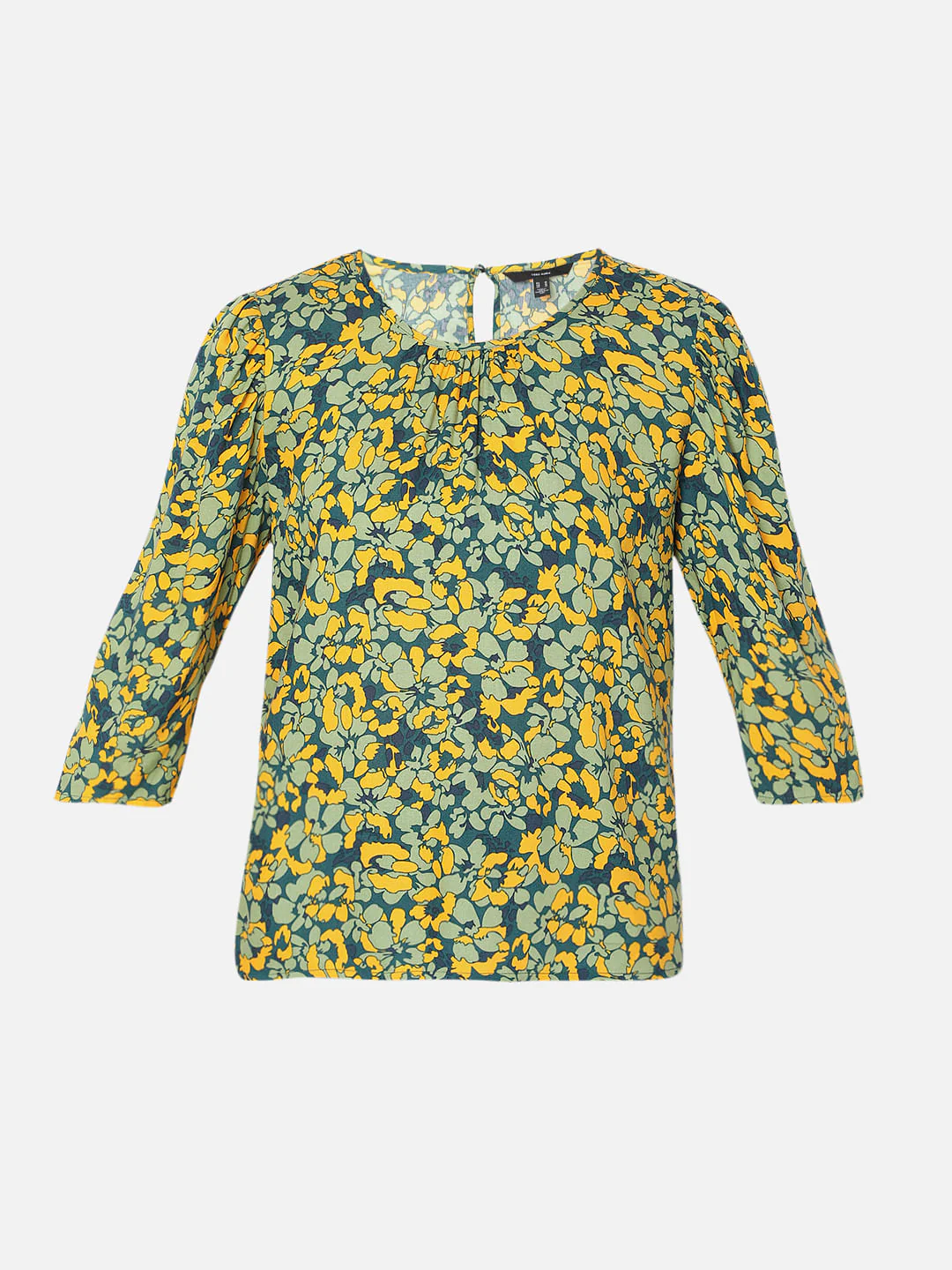 Green Floral Printed Top - Image 7