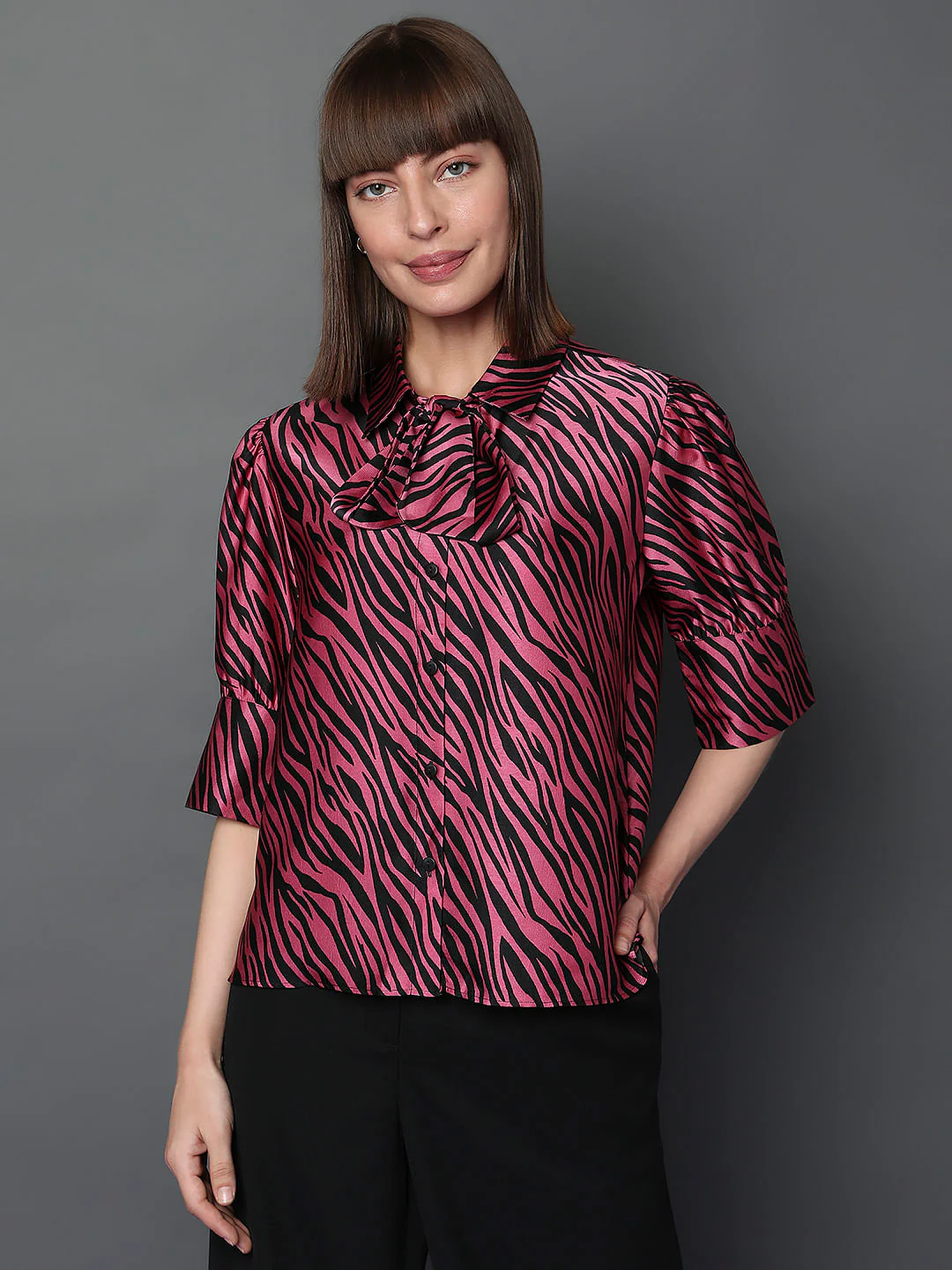 Pink Animal Print Shirt - Image 2