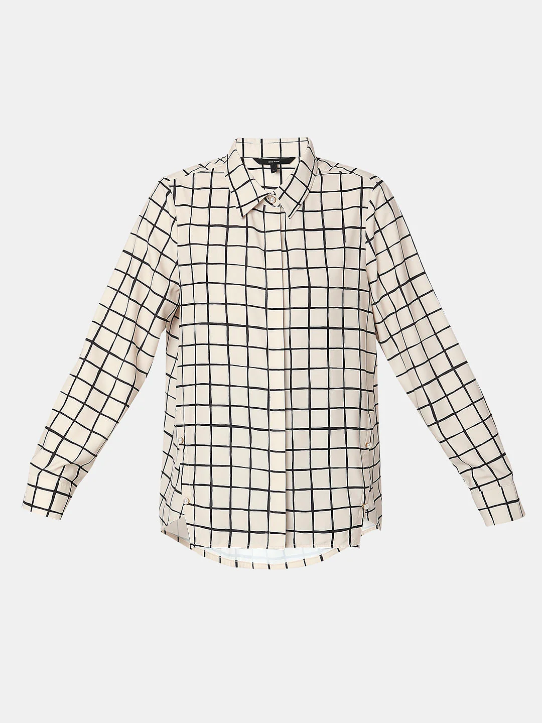 Light Brown Check Shirt - Image 7