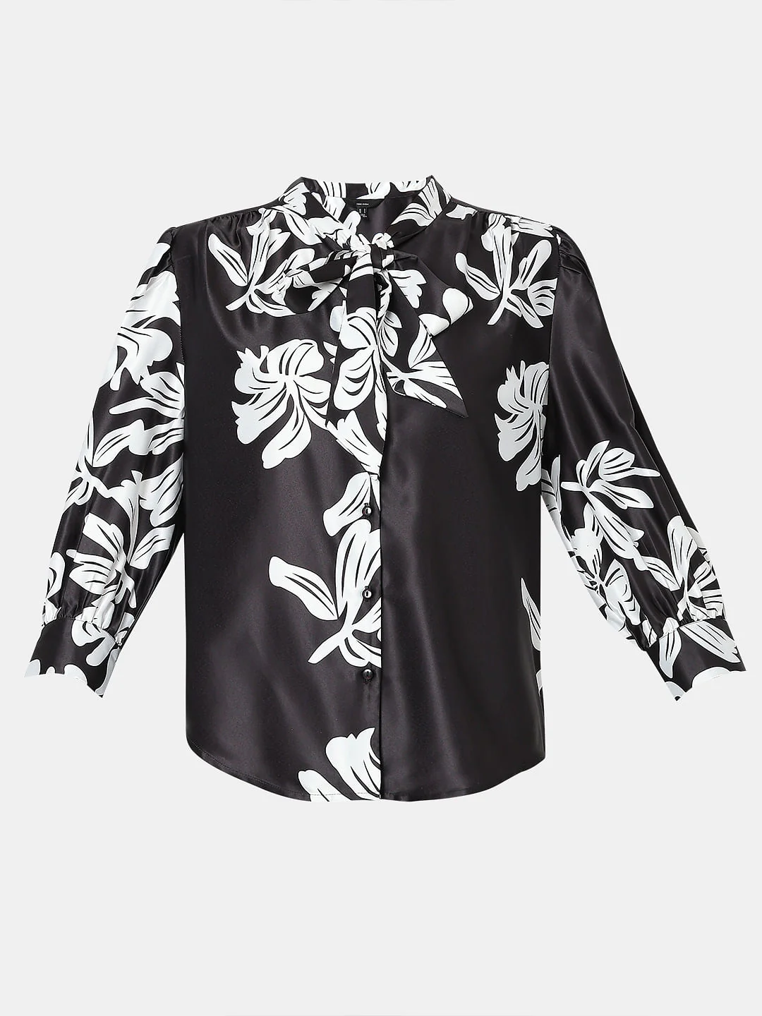 Black & White Floral Top - Image 7