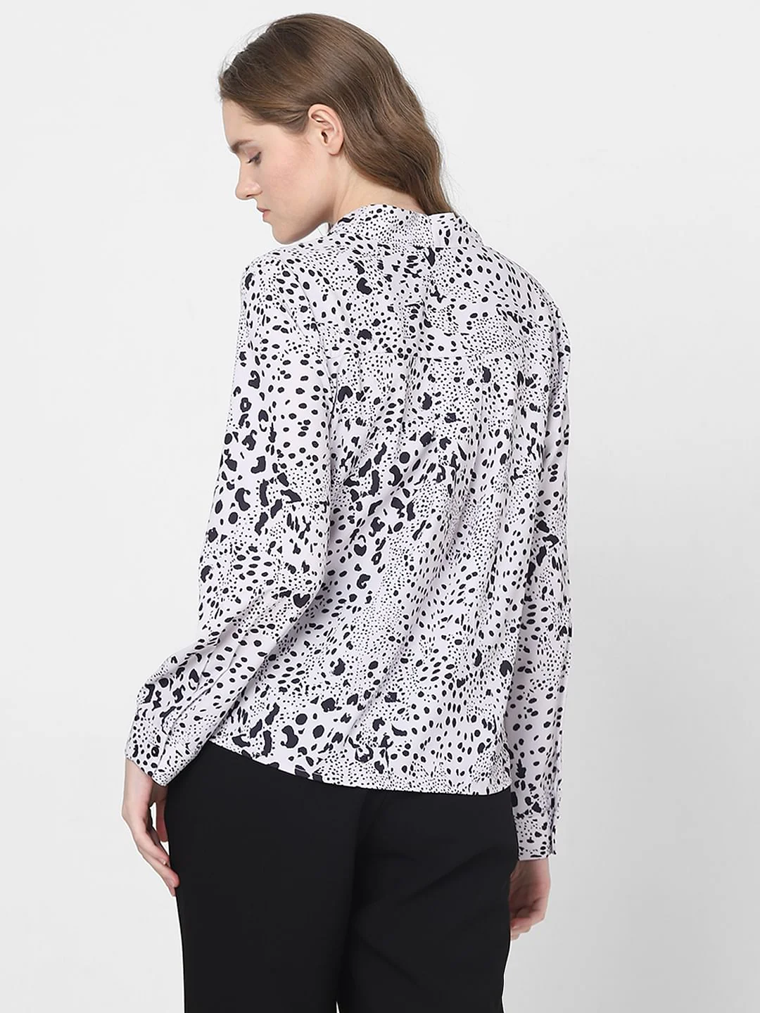 Black & White Printed Top - Image 4