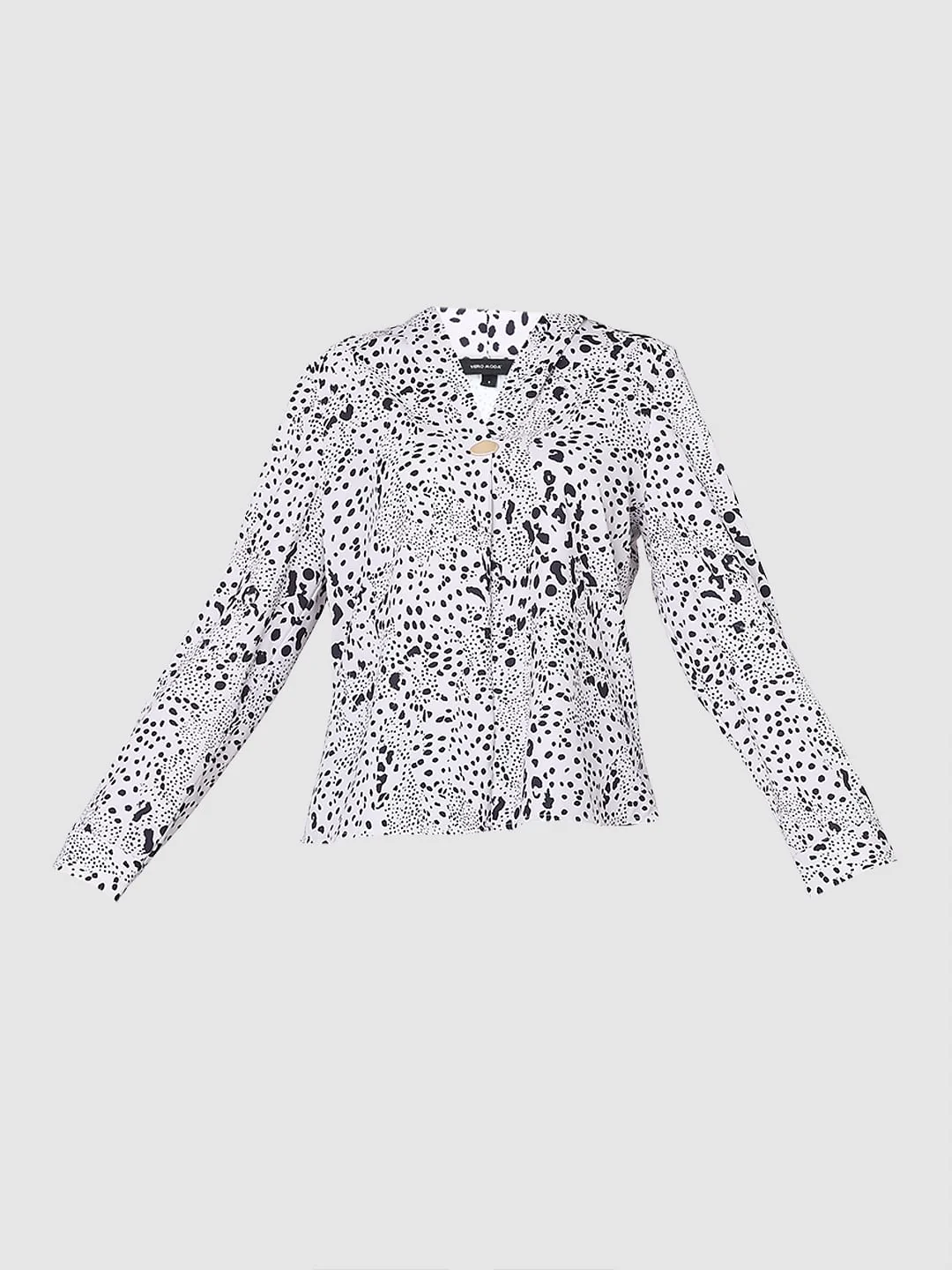 Black & White Printed Top - Image 7