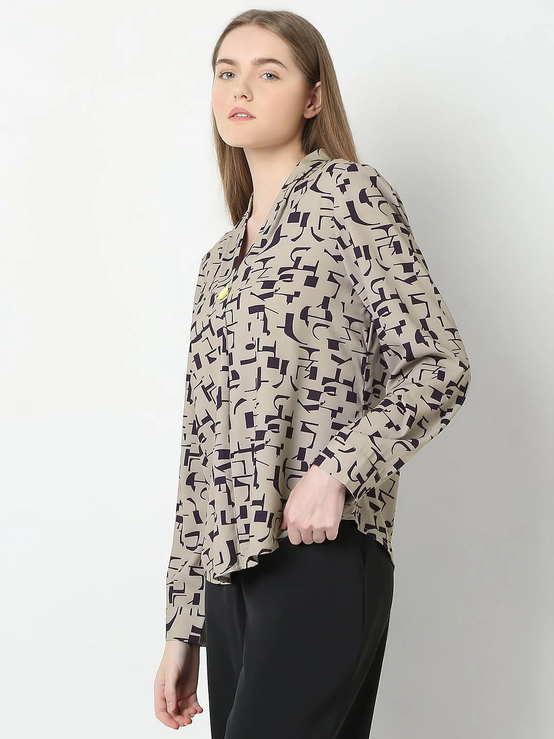 Green Printed Top - Image 3