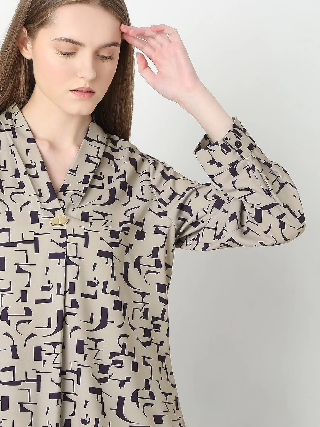 Green Printed Top - Image 6
