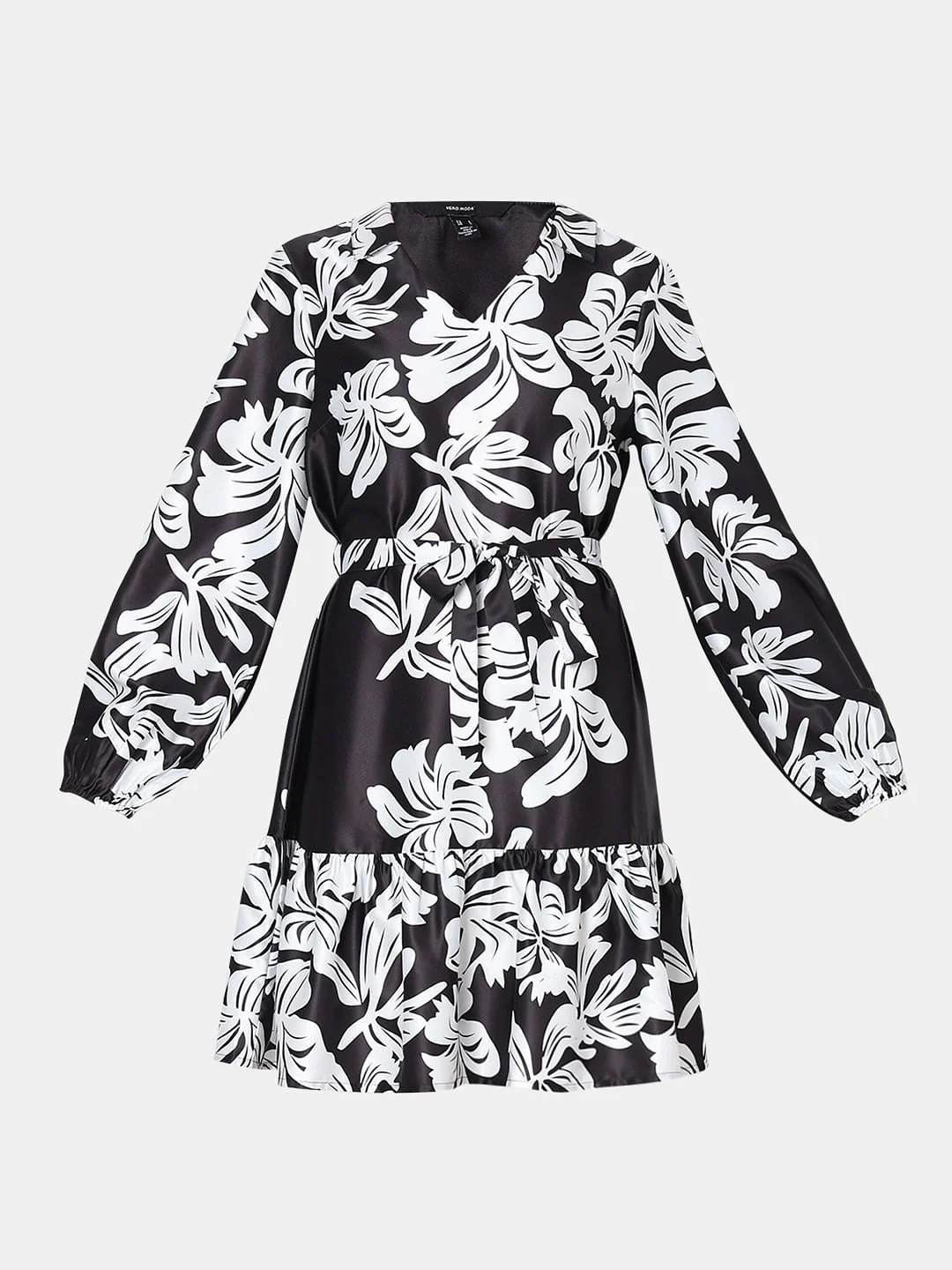 Monochrome Printed Dress - Image 7