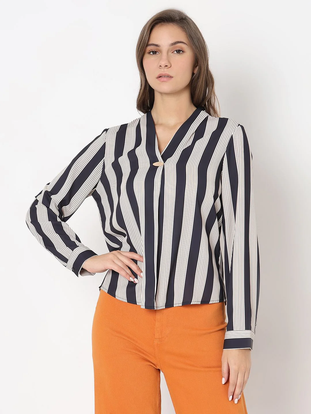 Black Striped Top - Image 2