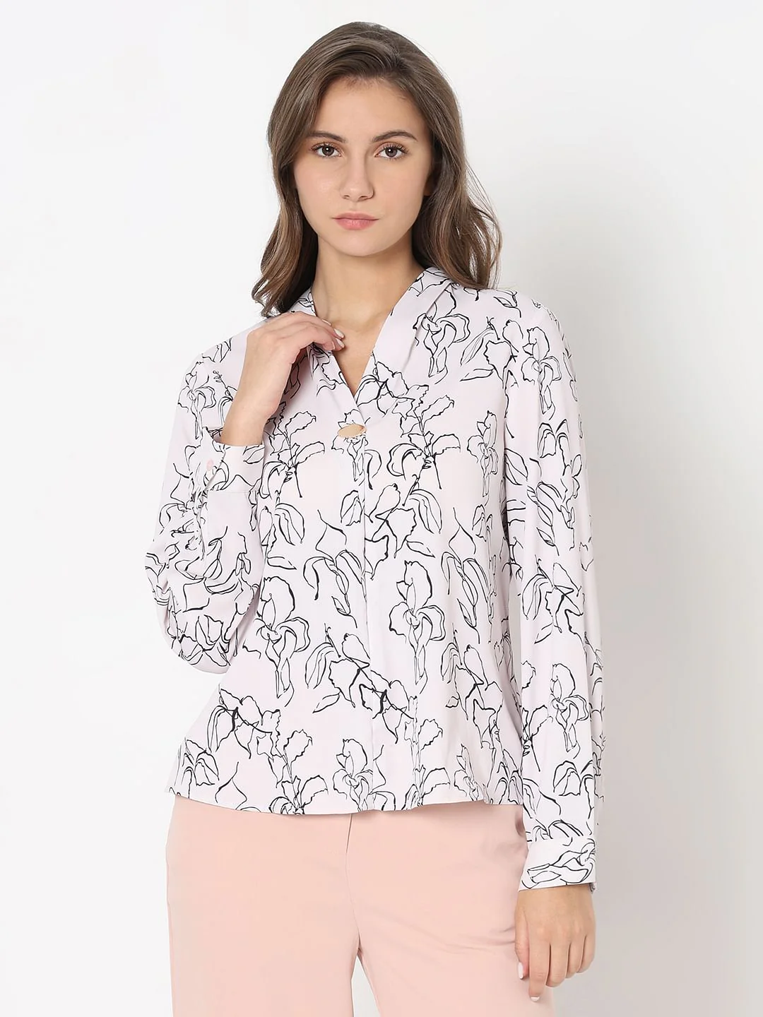 Soft Pink Printed Top - Image 2