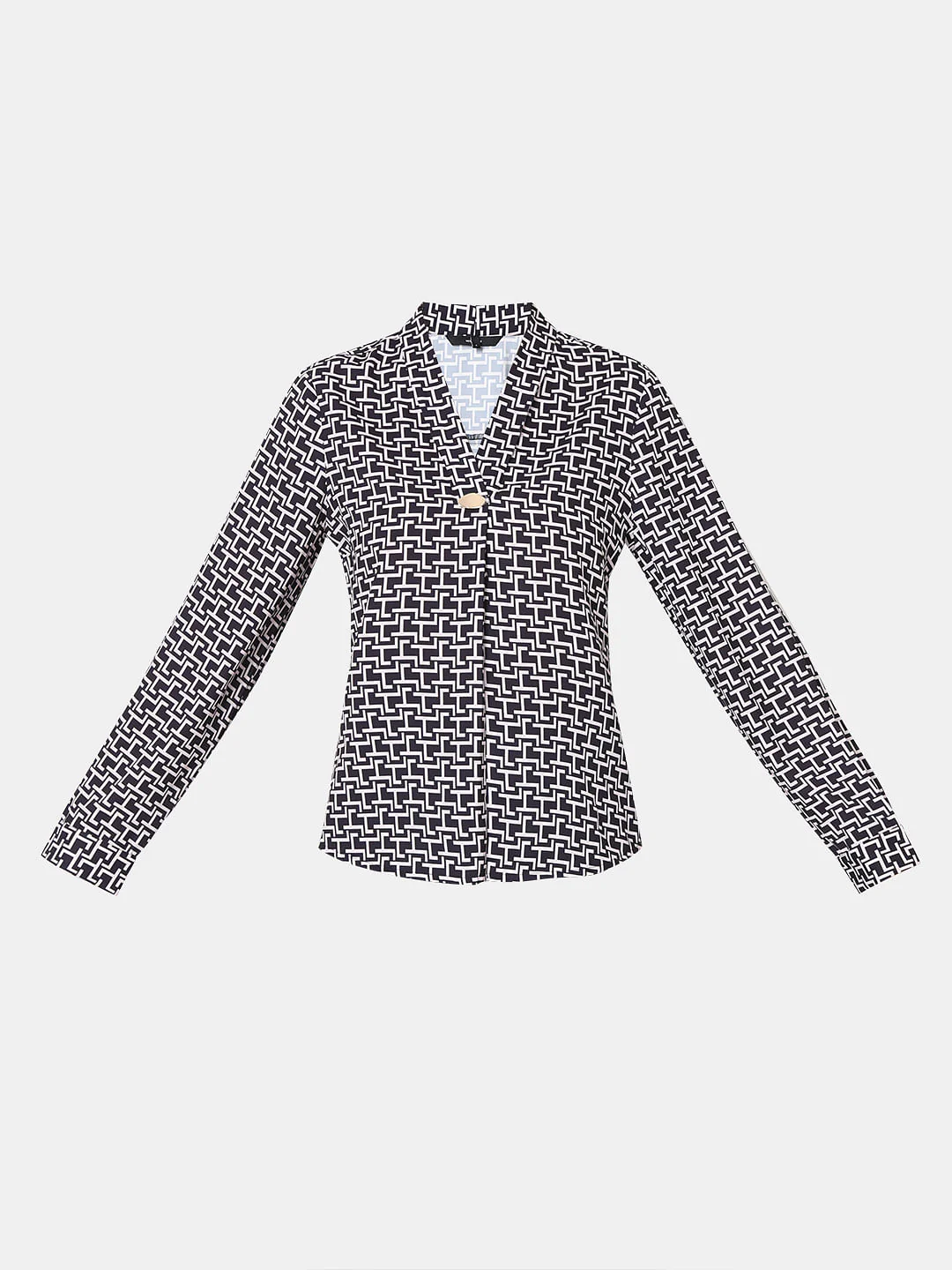 Black Printed Top - Image 7