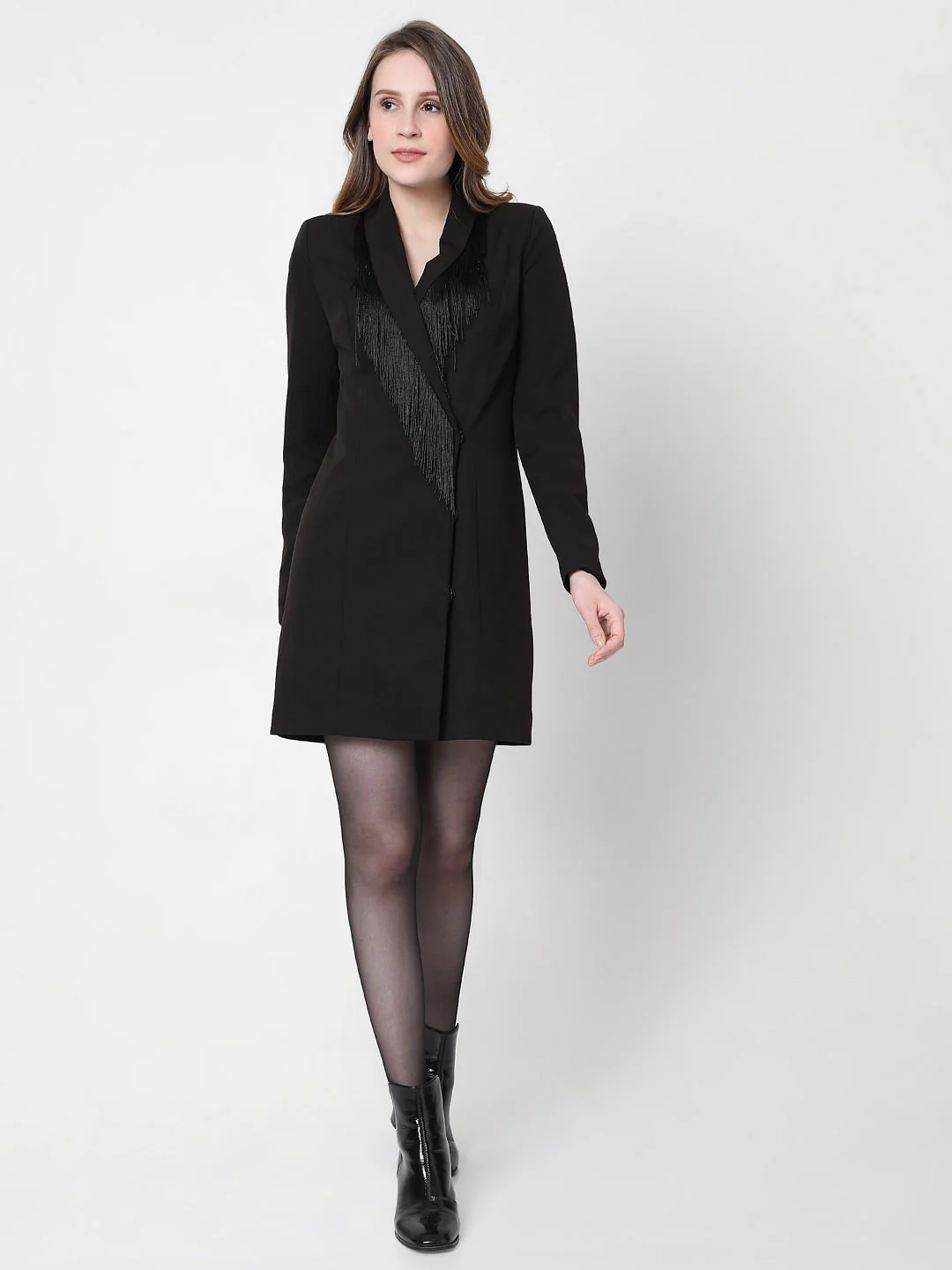 Black Blazer Dress - Image 5