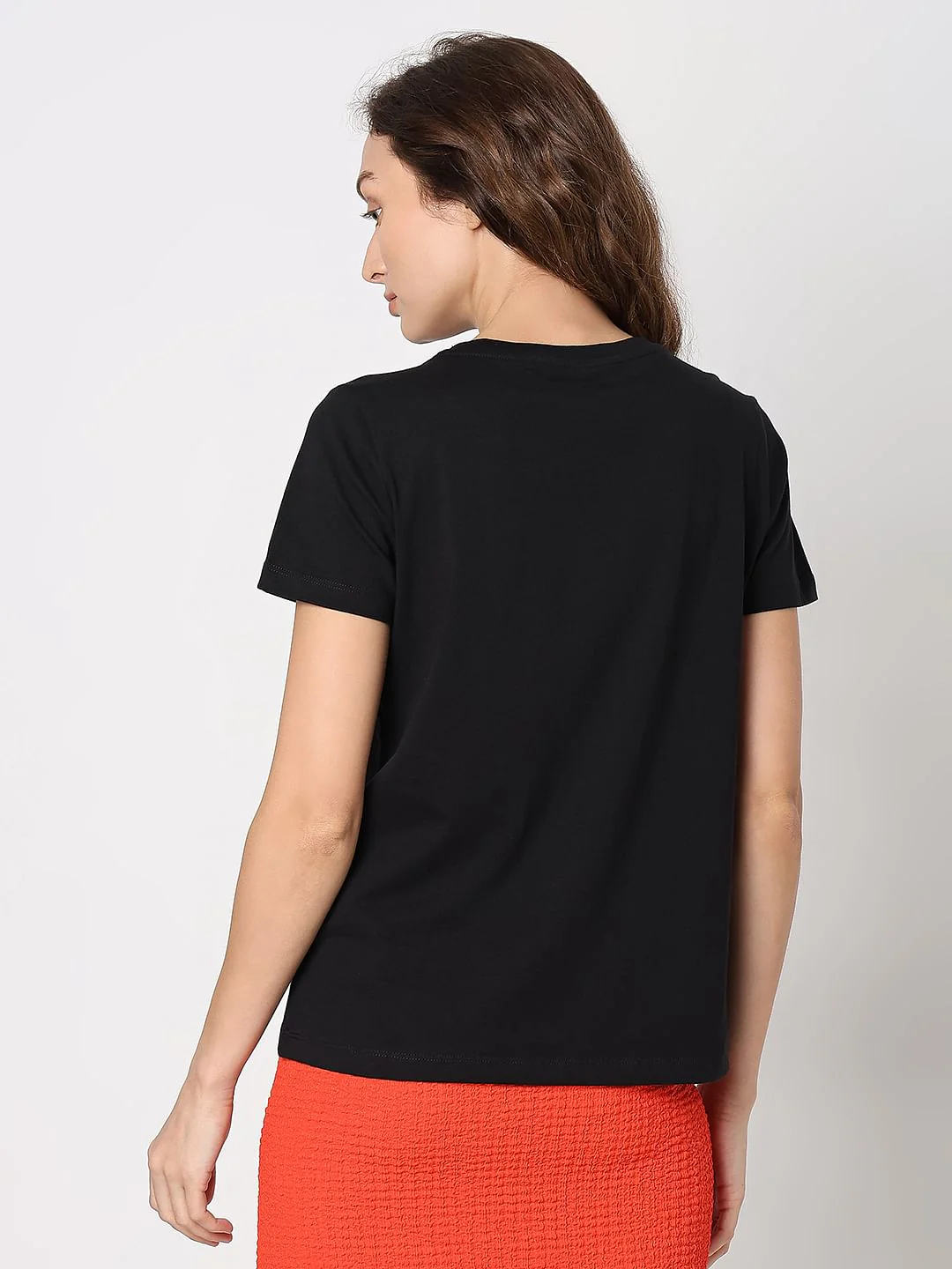Black Face Outline T-Shirt - Image 4