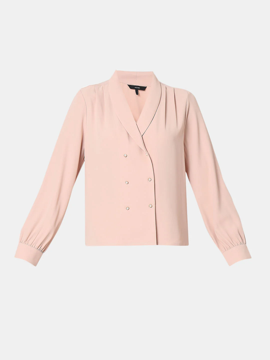 Pink Shawl Collar Top - Image 7