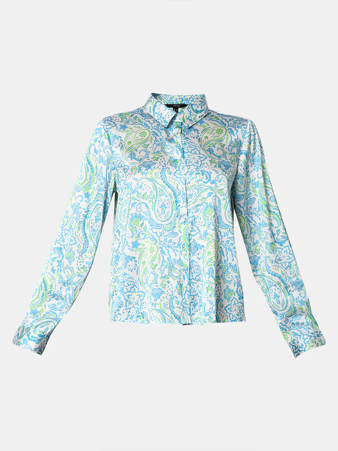 Blue Floral Print Shirt - Image 7