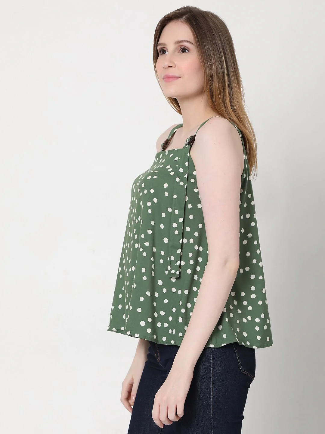 Green Polka Dot Top - Image 3