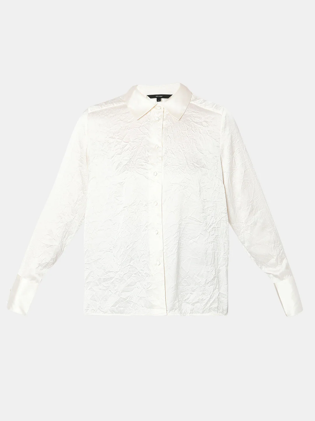 Cream Satin Shirt - Image 7