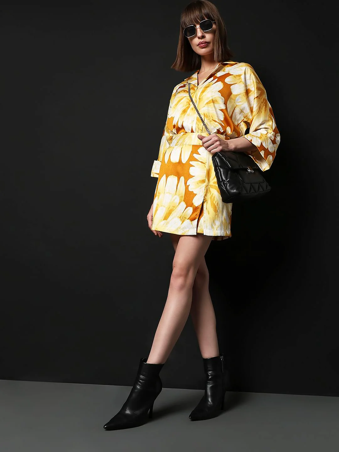 Yellow Floral Shirt