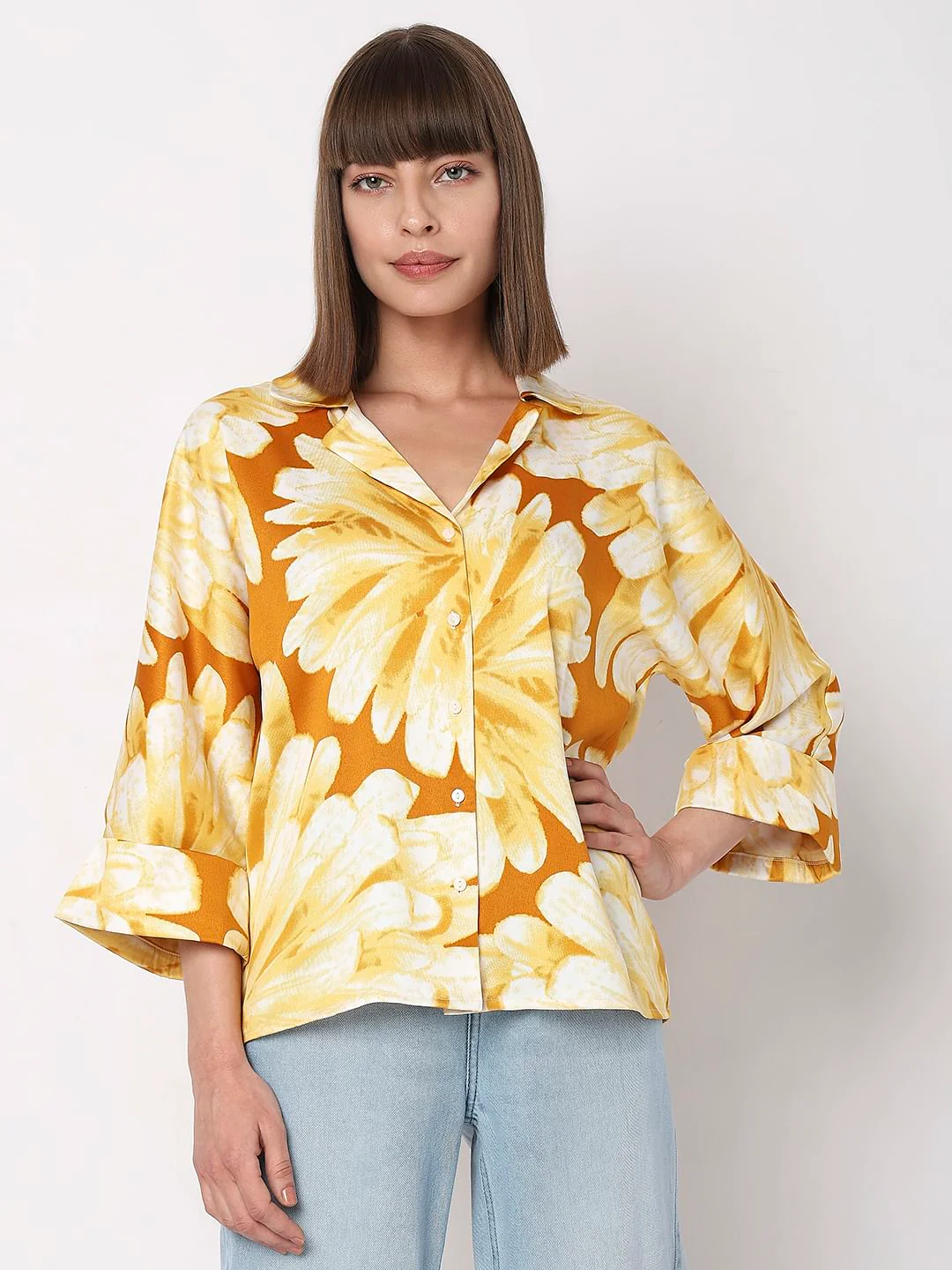Yellow Floral Shirt - Image 2