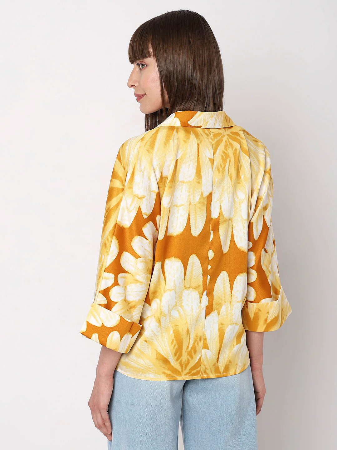 Yellow Floral Shirt - Image 4