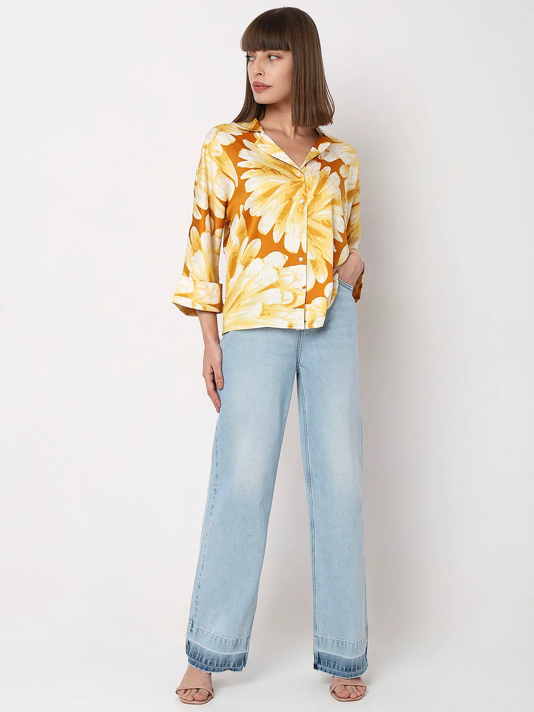 Yellow Floral Shirt - Image 5
