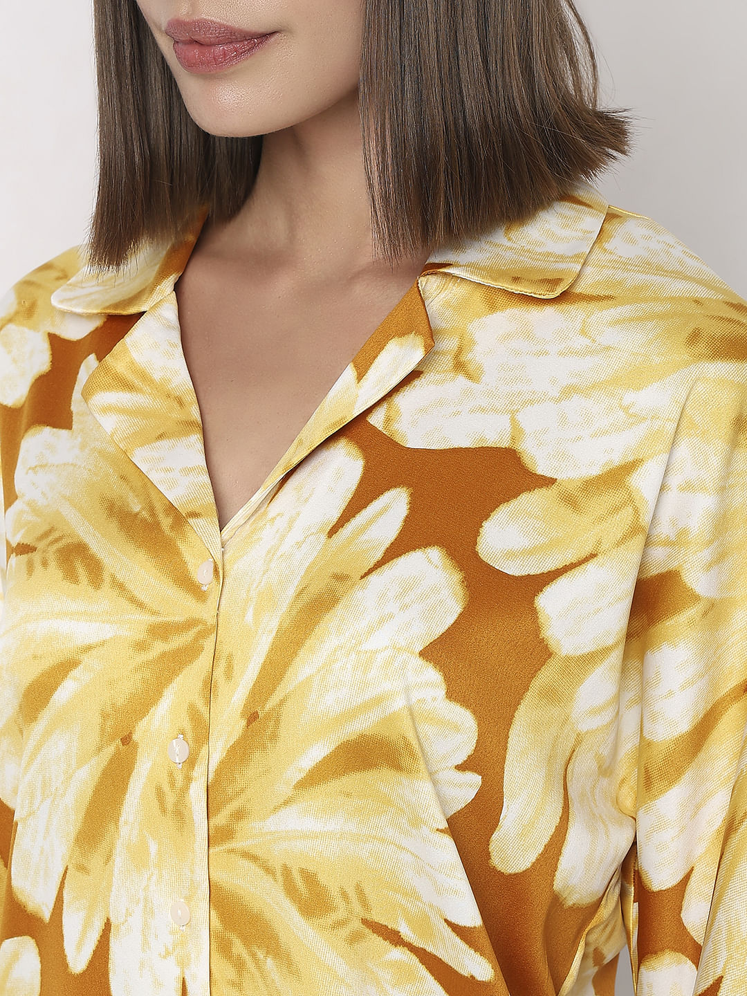 Yellow Floral Shirt - Image 8