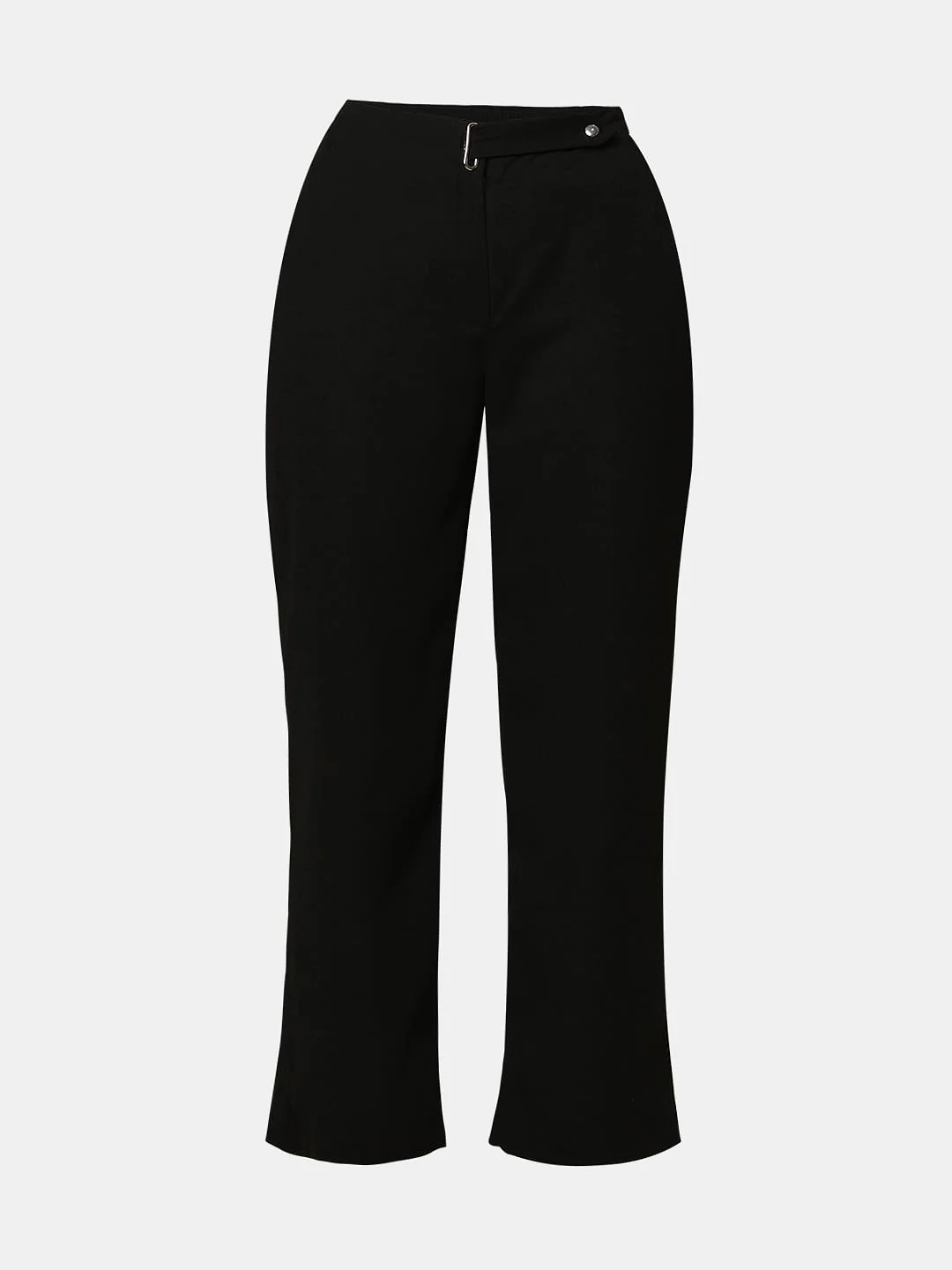 Black High Rise Wide Leg Pants - Image 7