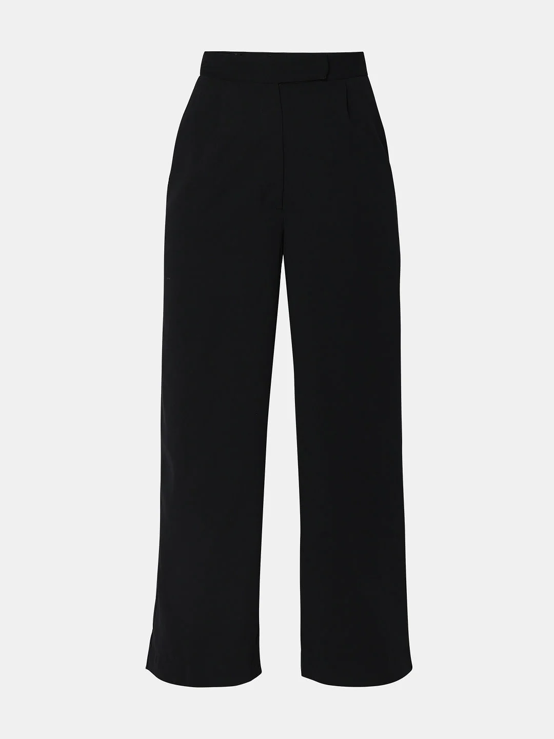 Black High Rise Wide Leg Pants - Image 7