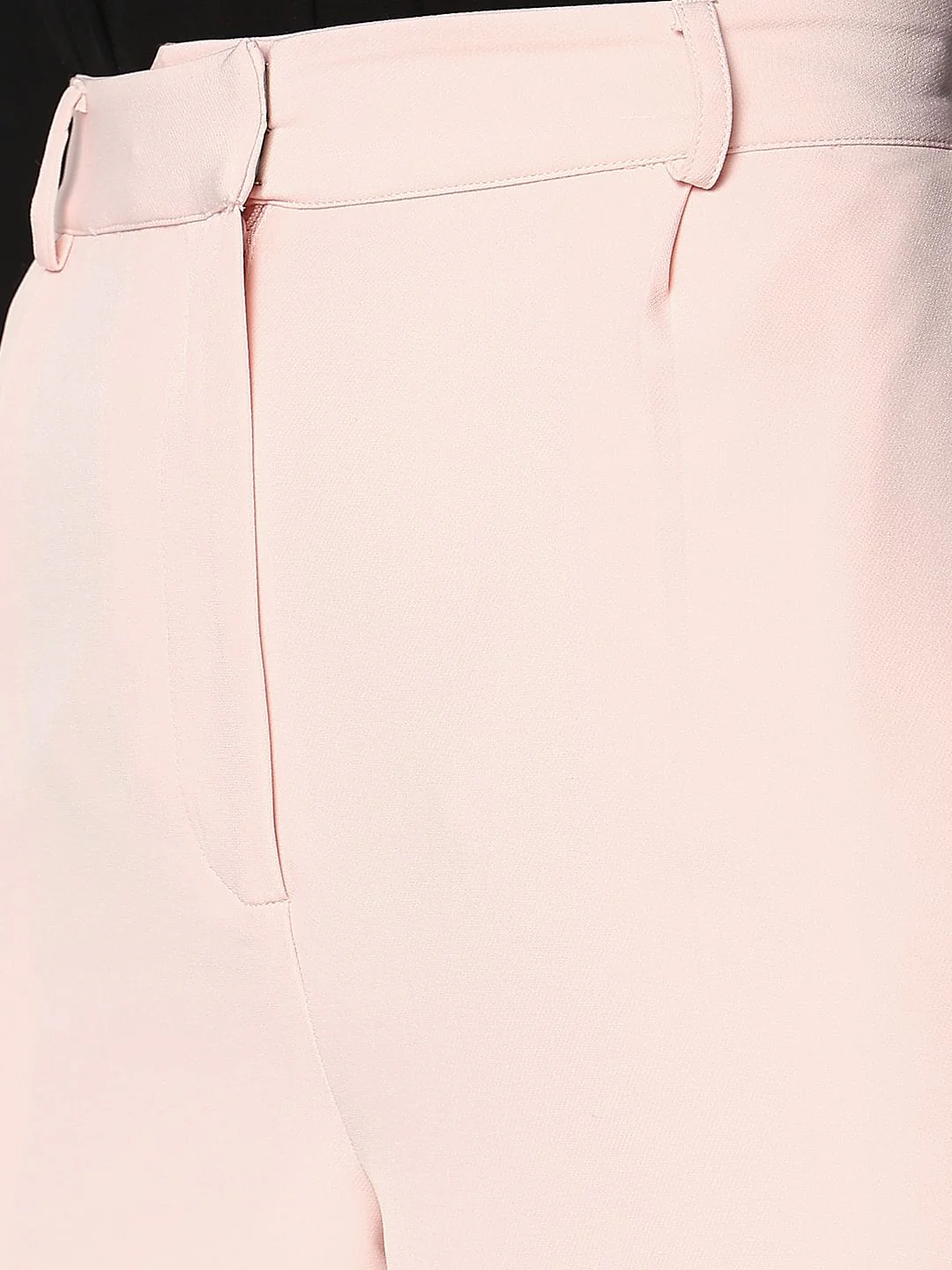 Pink High Rise Wide Leg Pants - Image 8