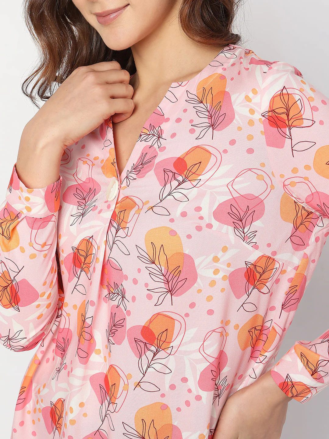 Pink Floral Top - Image 6