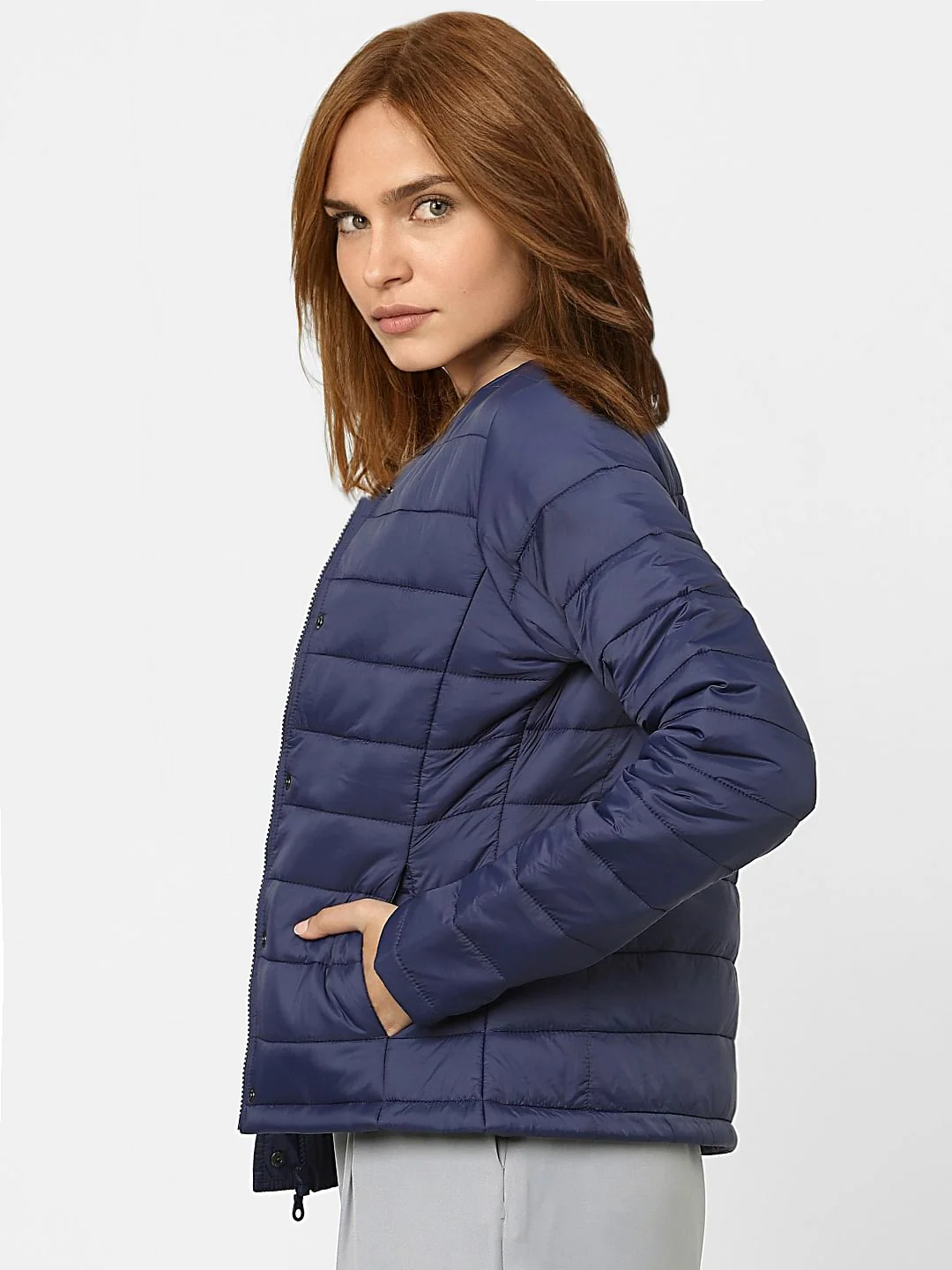Blue Padded Jacket - Image 2