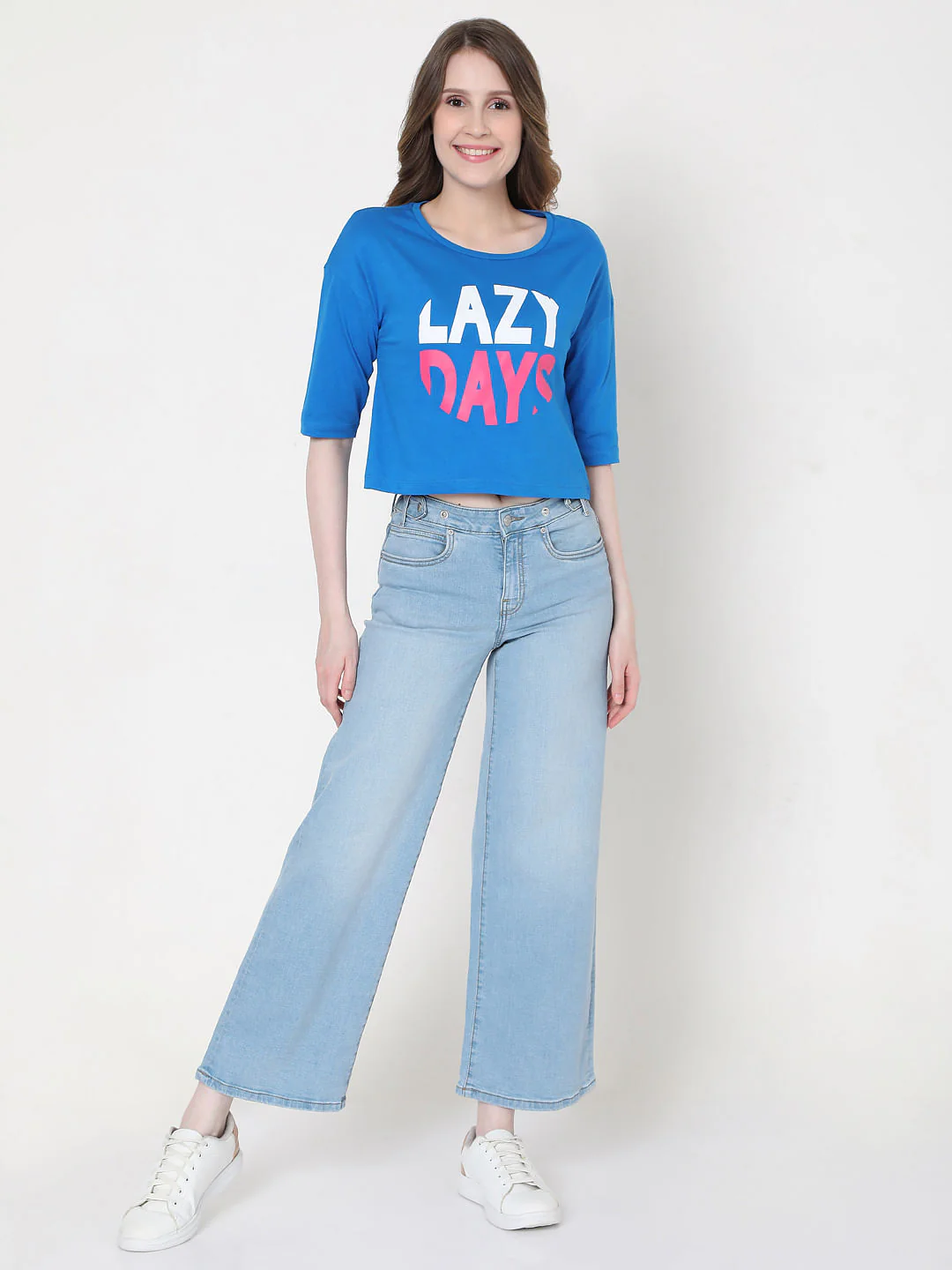 Blue Graphic Print T-Shirt - Image 4