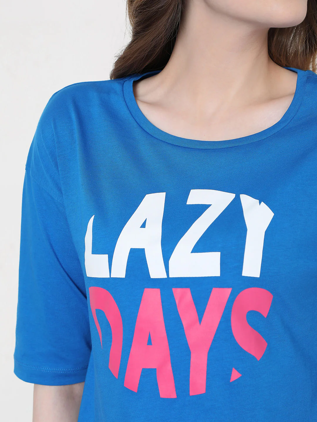 Blue Graphic Print T-Shirt - Image 5
