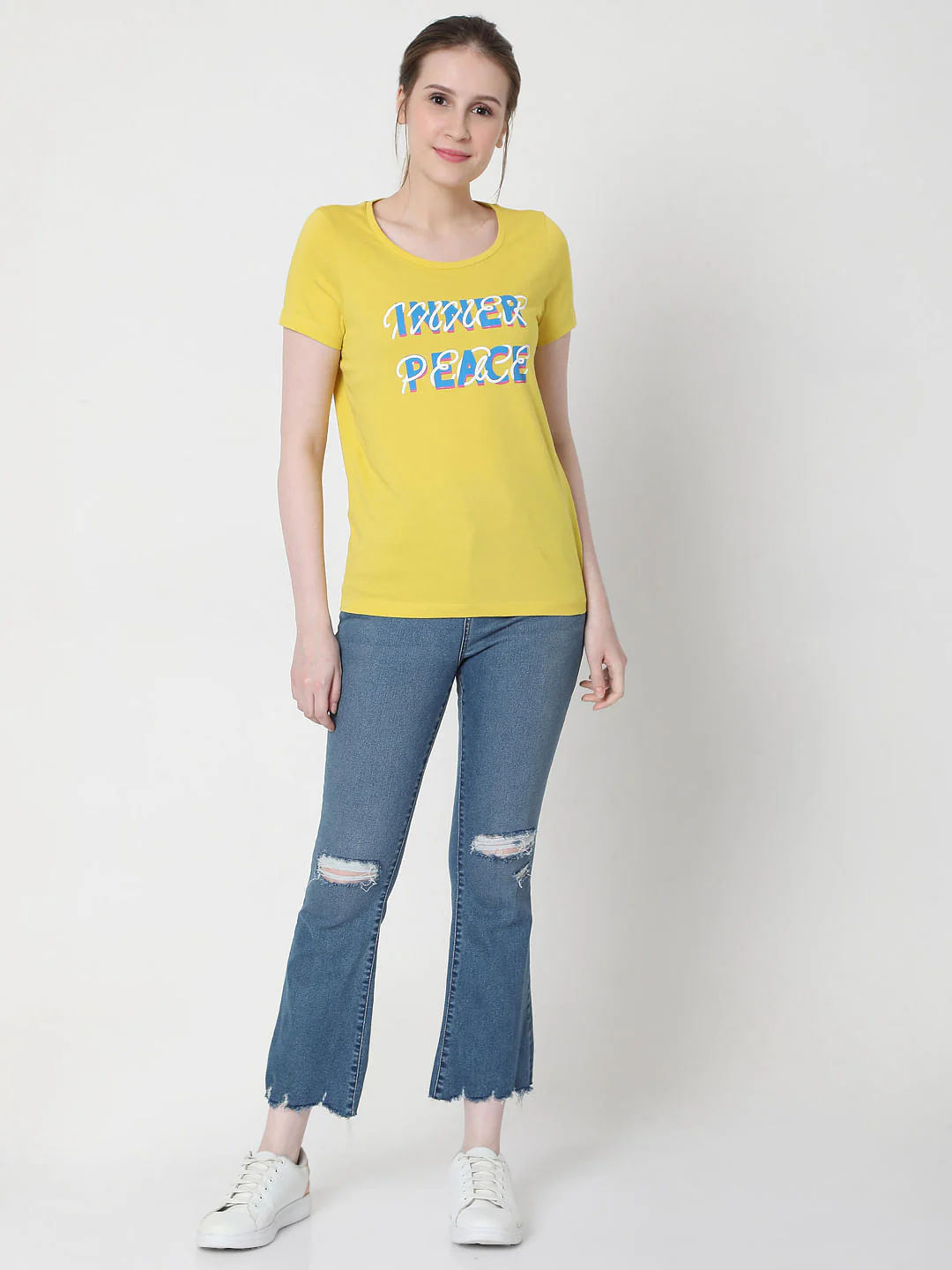 Yellow Graphic Print T-Shirt - Image 4