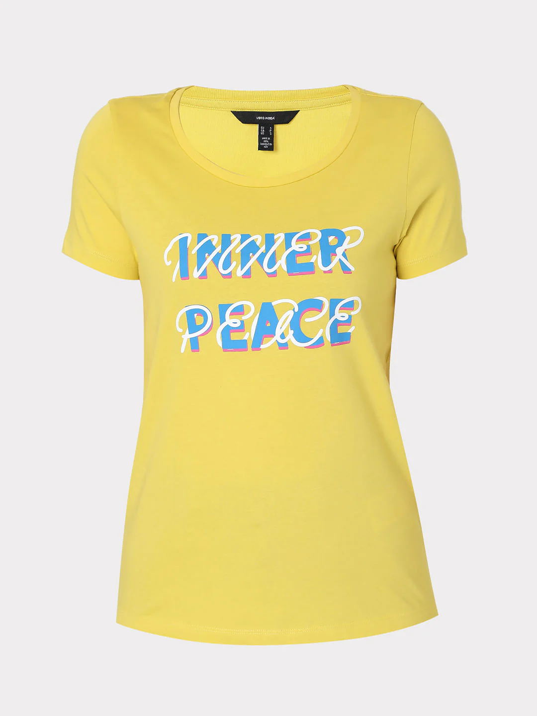 Yellow Graphic Print T-Shirt - Image 6