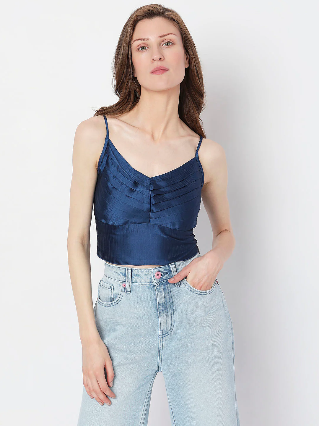 Blue Crop Top - Image 2