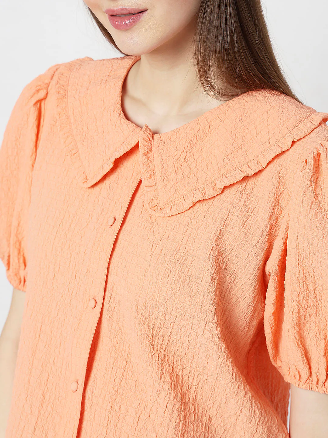 Orange Textured Top - Image 6