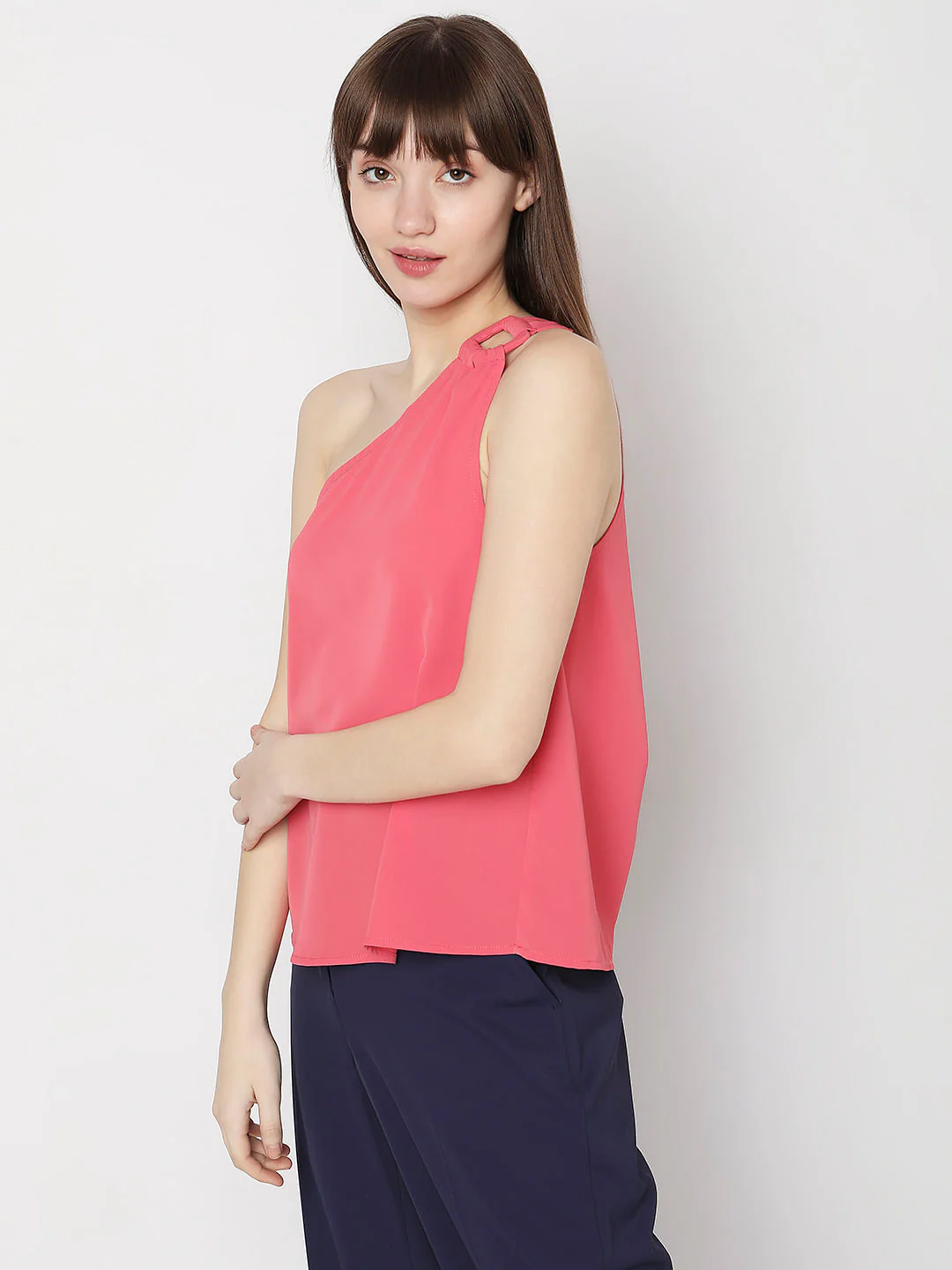 Pink One-Shoulder Top - Image 3
