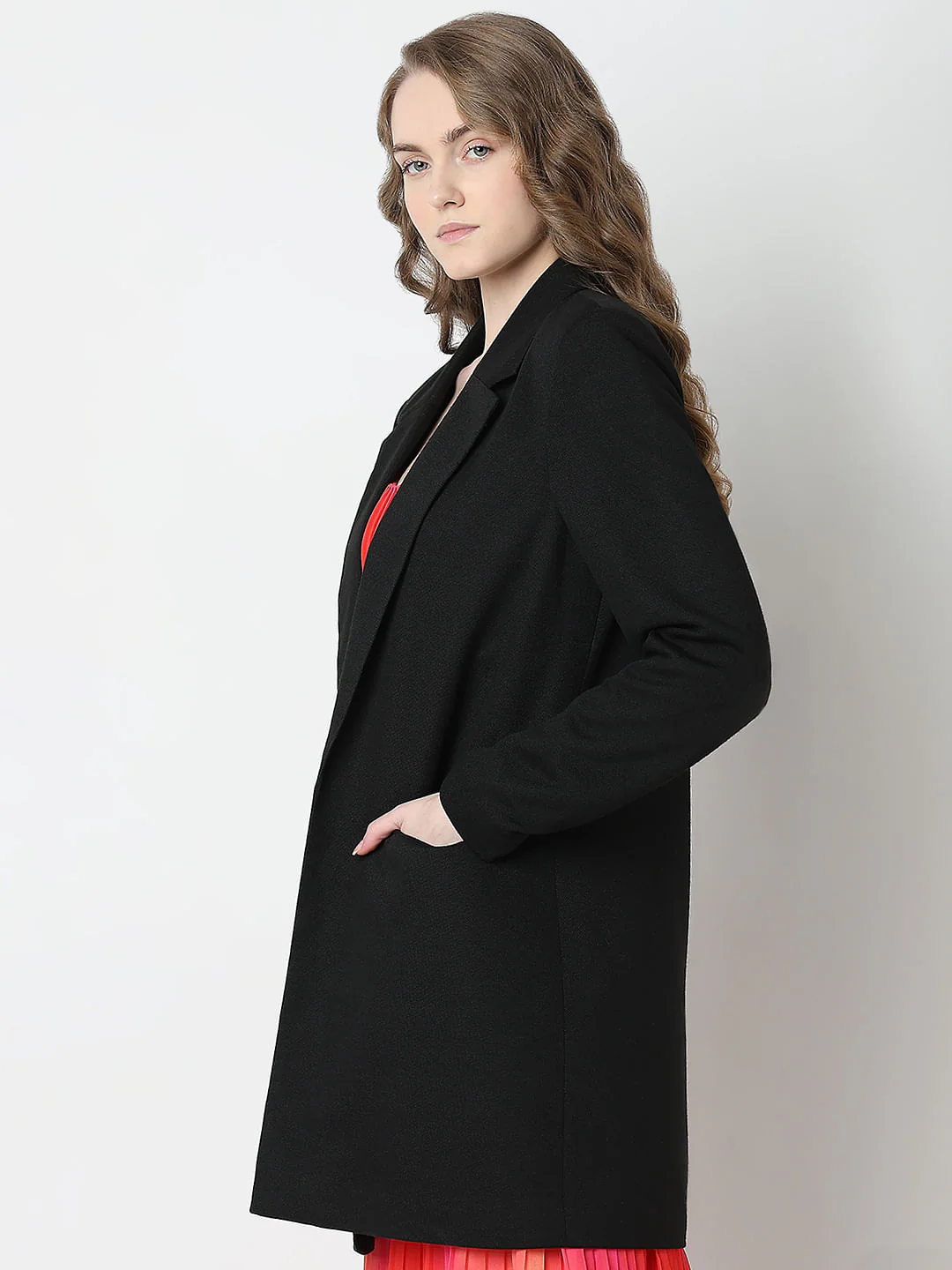 Black Long Blazer - Image 3