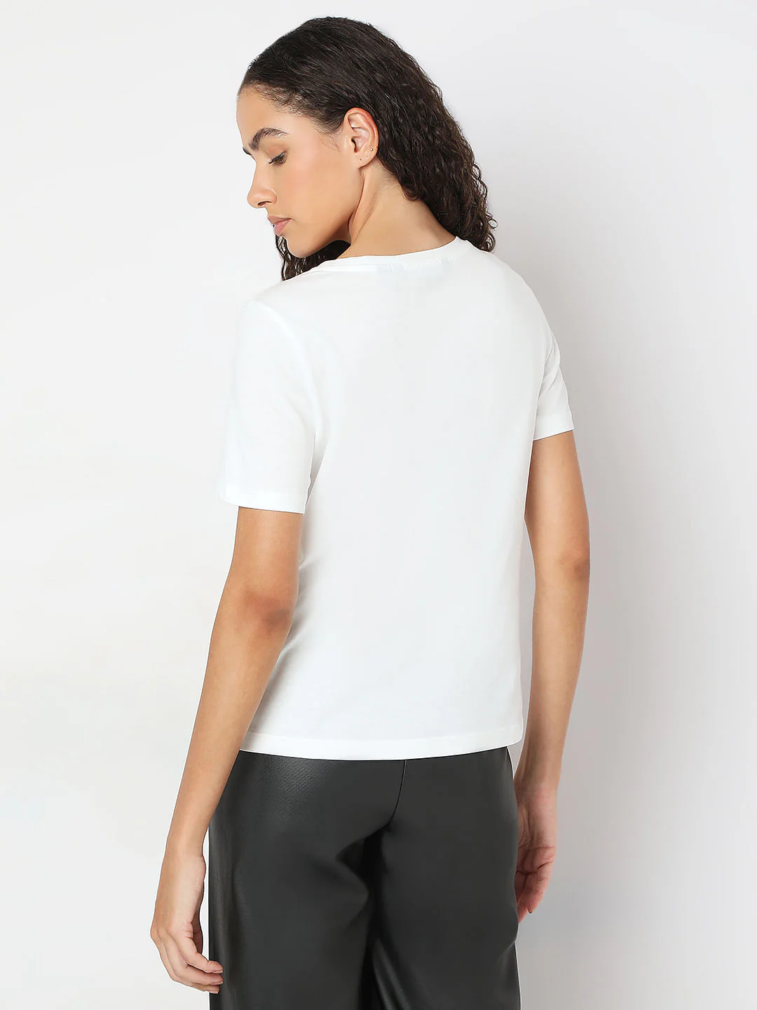 White Printed T-Shirts - Image 4