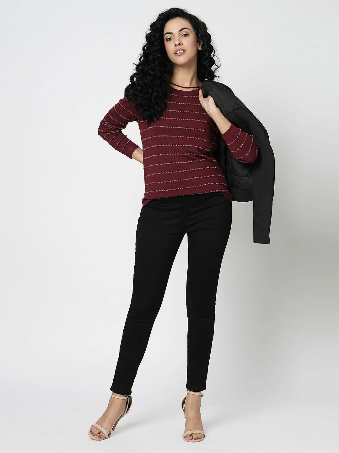 I.Scenery By Vero Moda Black High Rise Wendy Skinny Jeans - Image 5