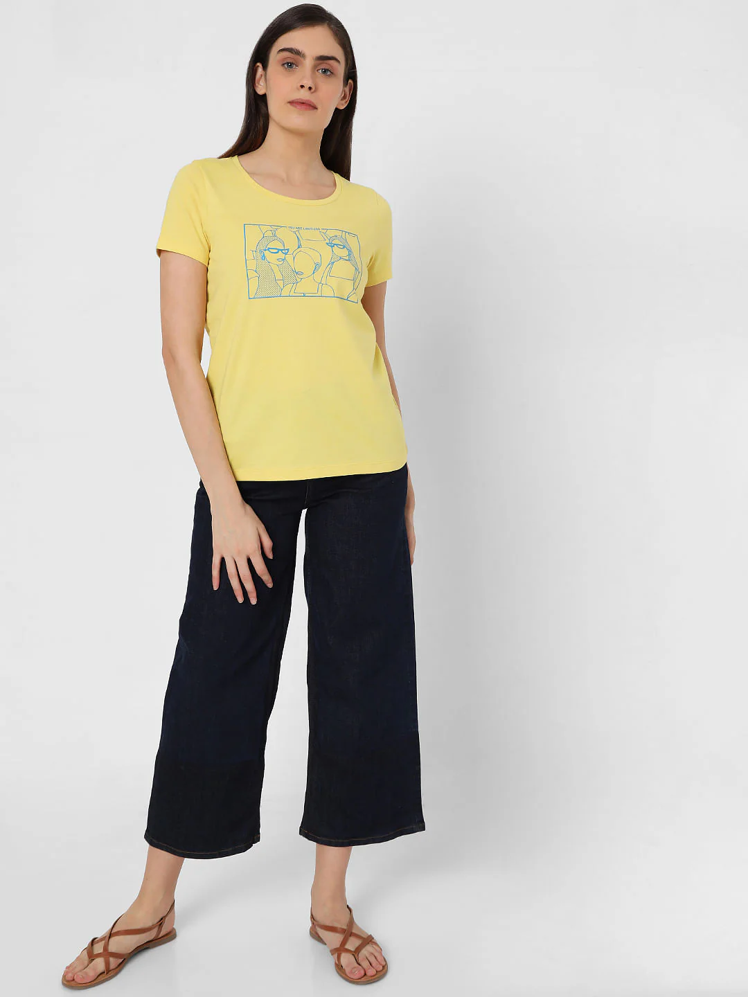 Yellow Graphic Print T-Shirt - Image 5
